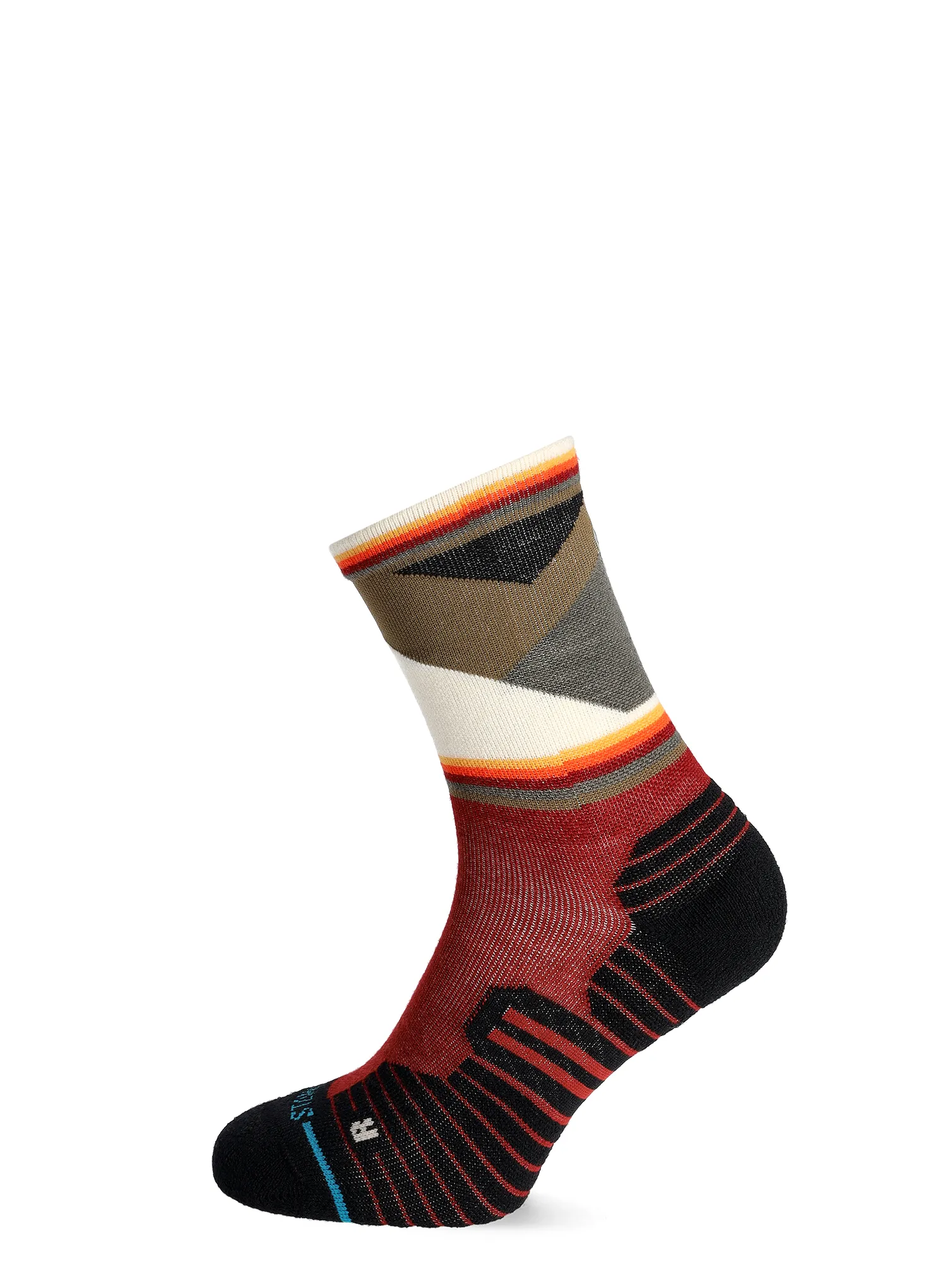 Pohodne nogavice Stance Jimmy Chin Mid Wool Crew - red