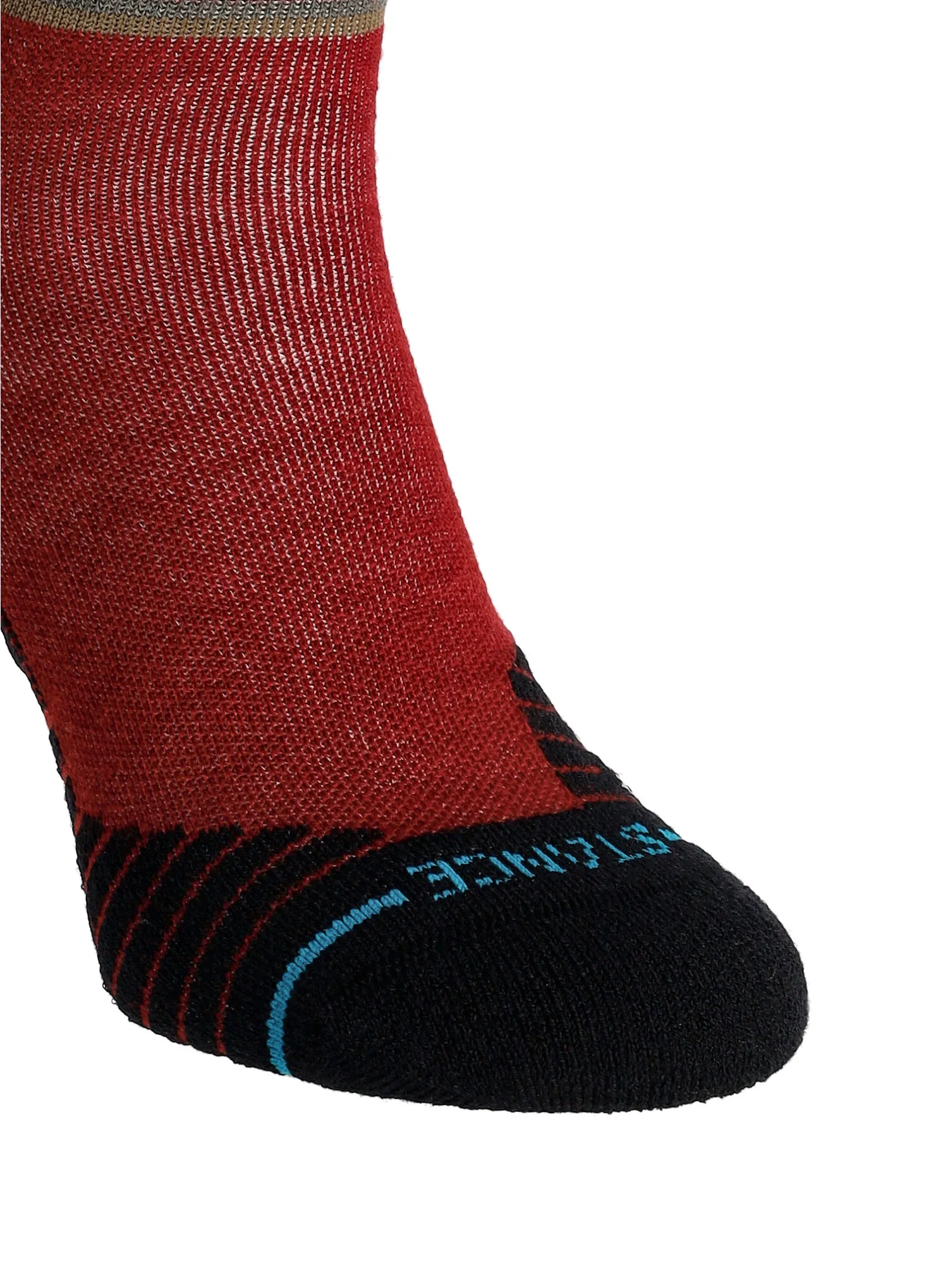 Pohodne nogavice Stance Jimmy Chin Mid Wool Crew - red