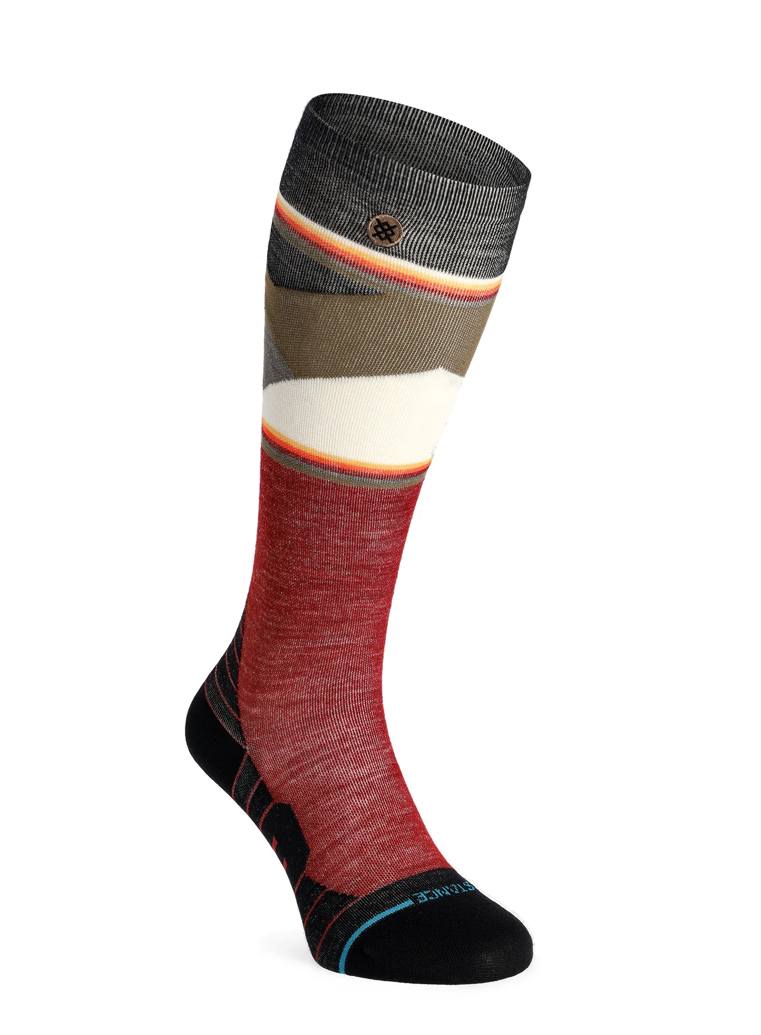 Smučarske nogavice Stance Jimmy Chin UL Wool Snow - red
