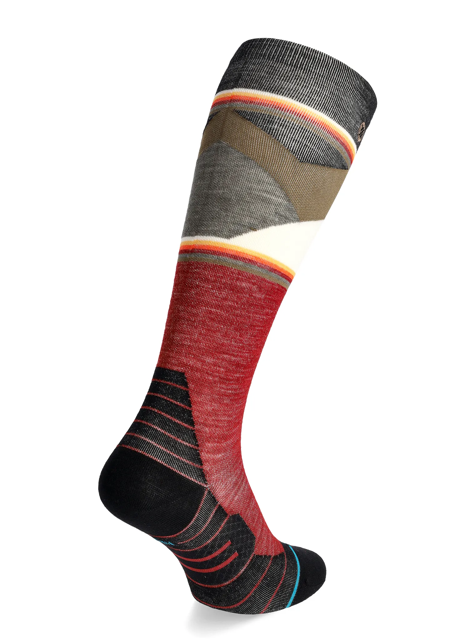 Smučarske nogavice Stance Jimmy Chin UL Wool Snow - red