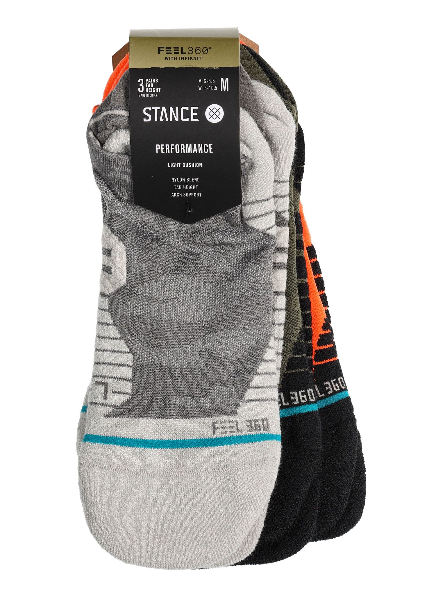 Tekaške nogavice Stance Klicks 3 Pack - multi