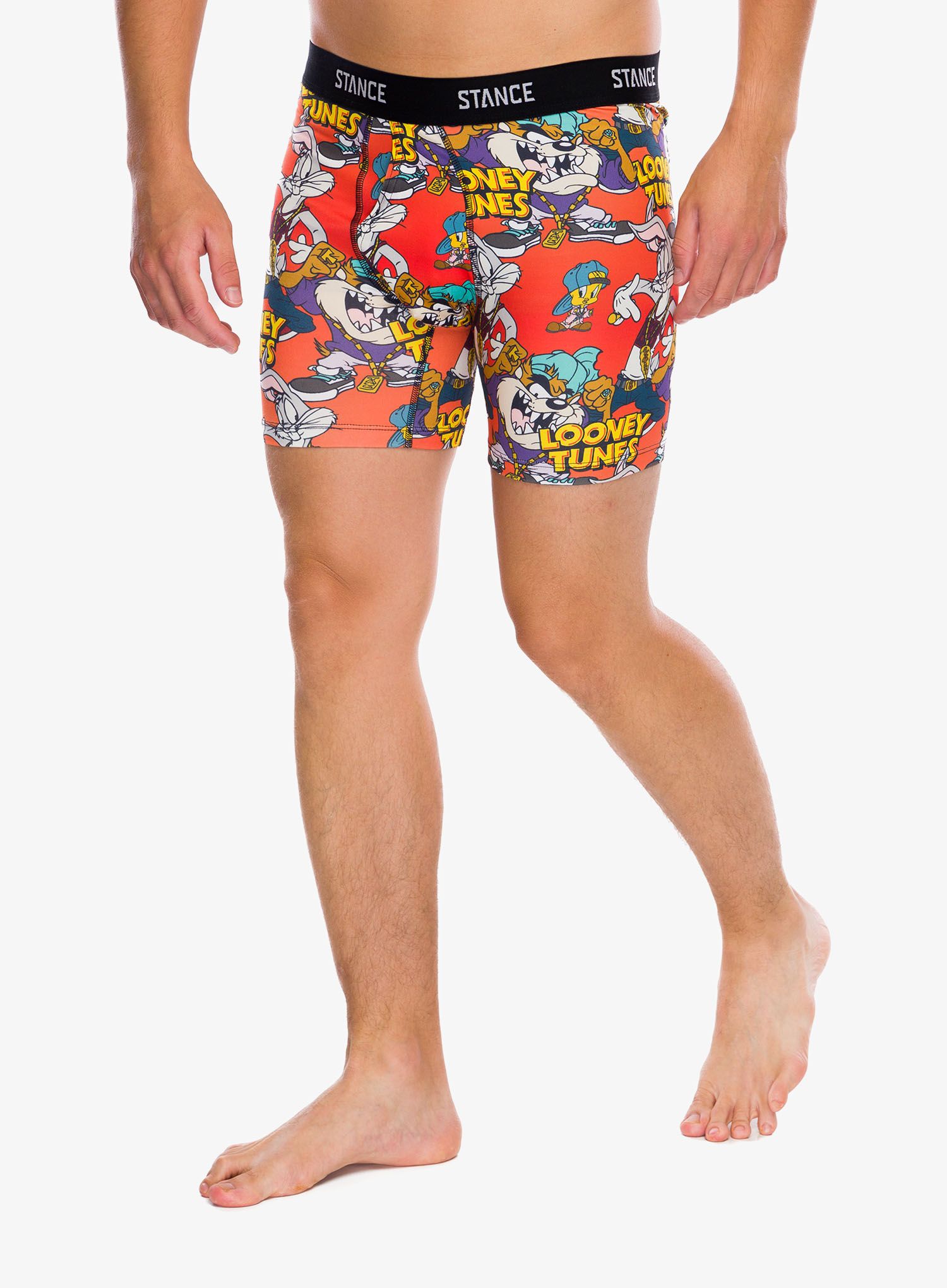 Boksarice Stance Looney Tunes Boxer Brief - black