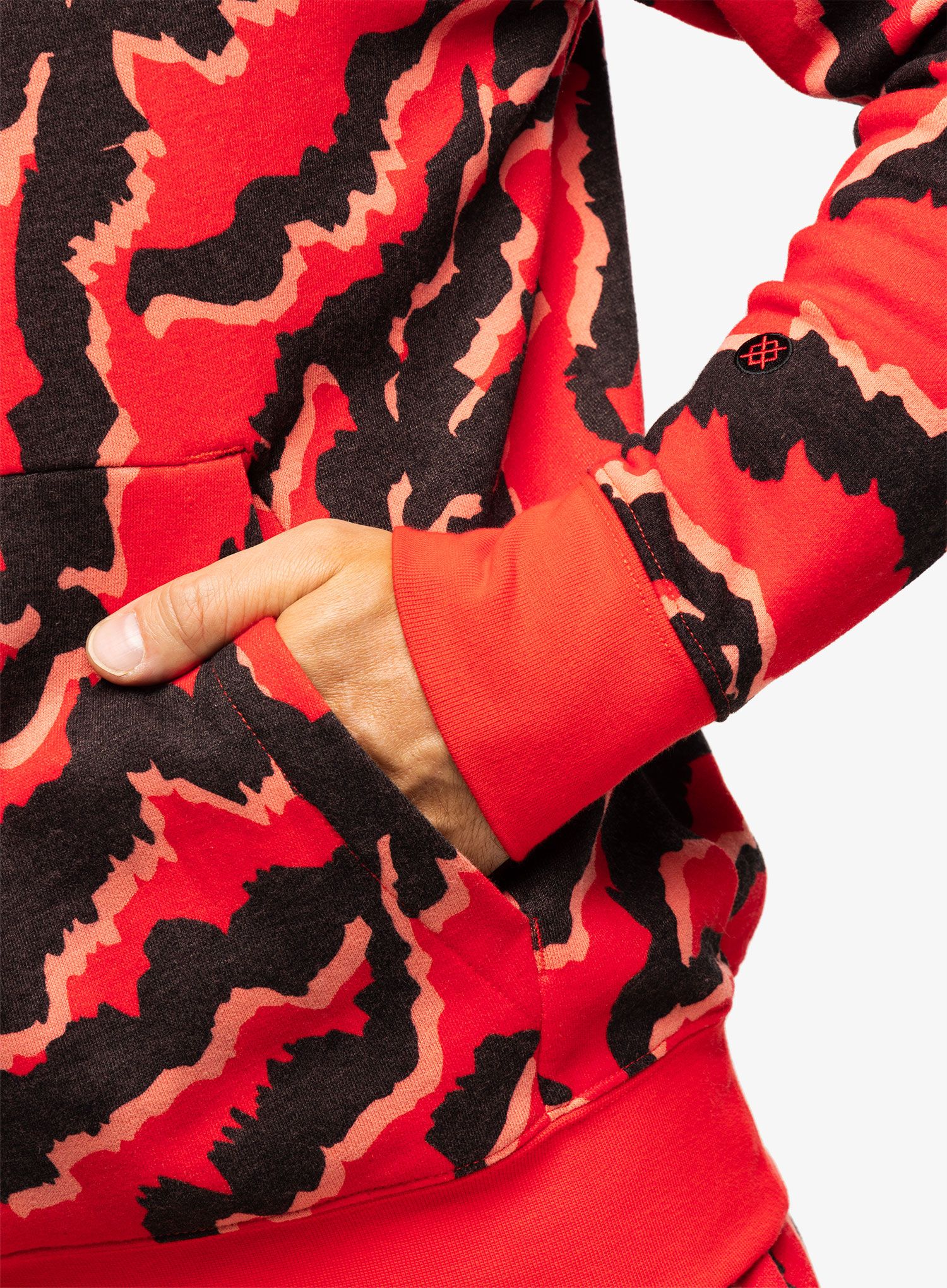 Jopica s kapuco Stance Mercury Hoodie - red