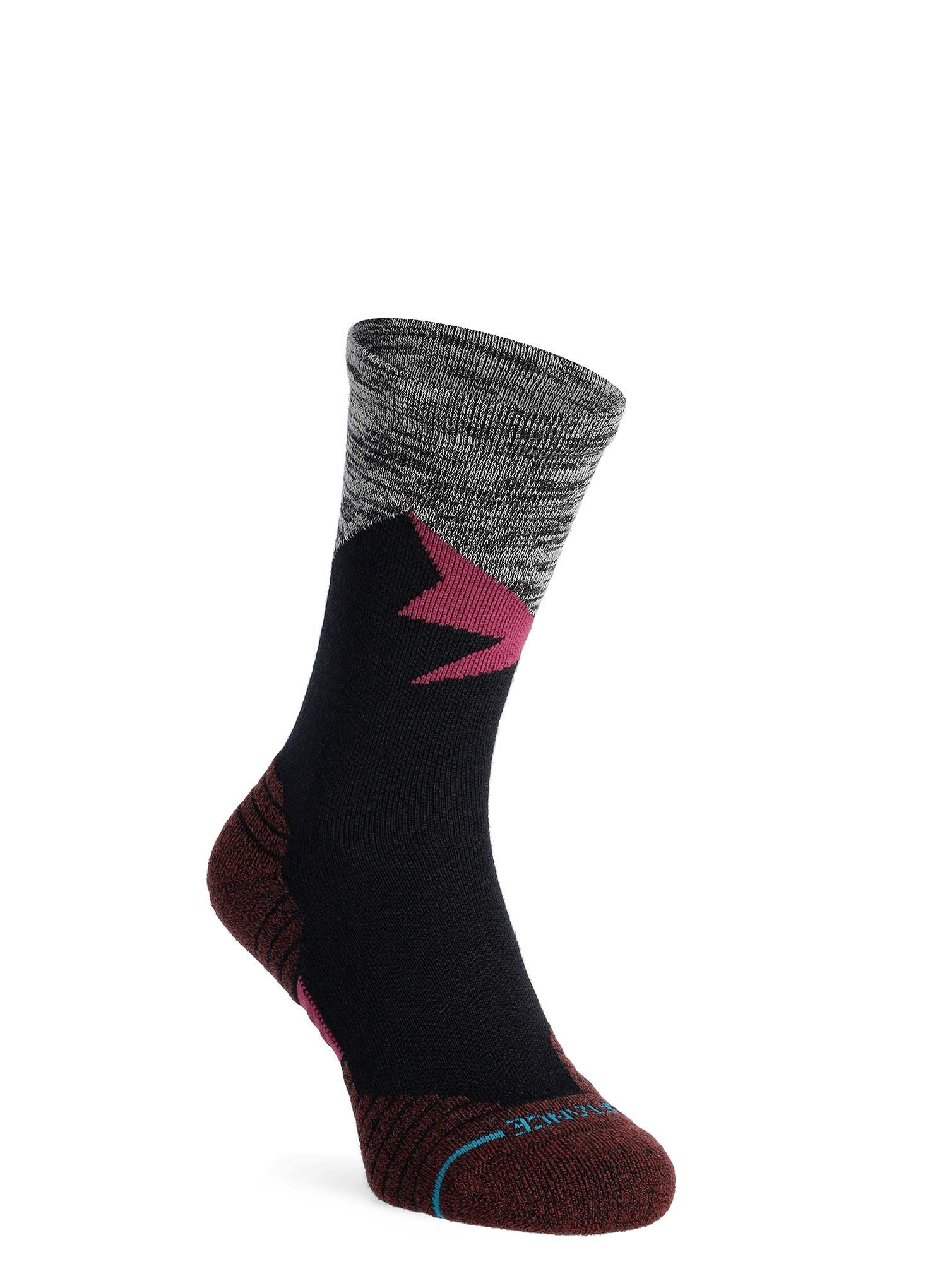 Pohodne nogavice Stance Mid Wool Crew - berry