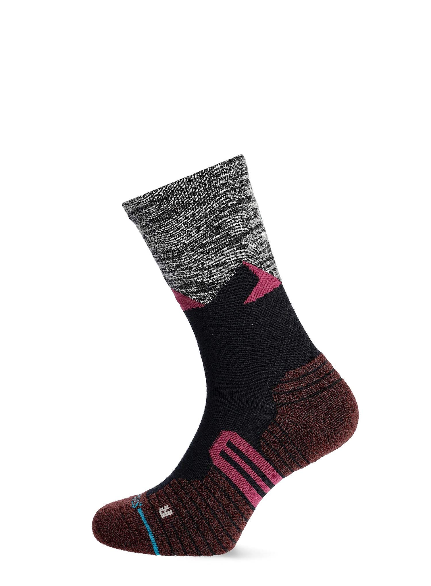 Pohodne nogavice Stance Mid Wool Crew - berry