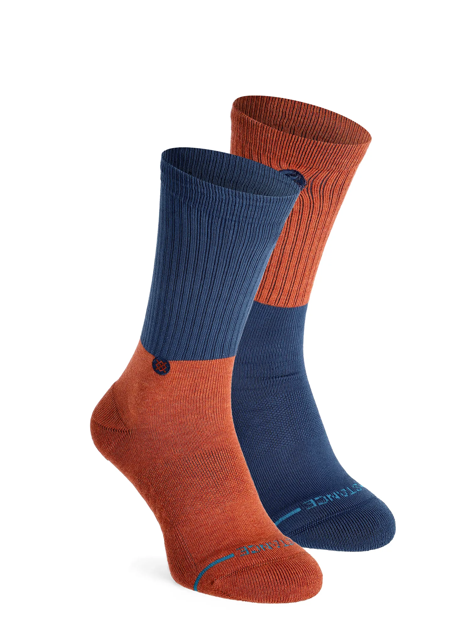 Nogavice Stance Opposites Crew - burnt orange