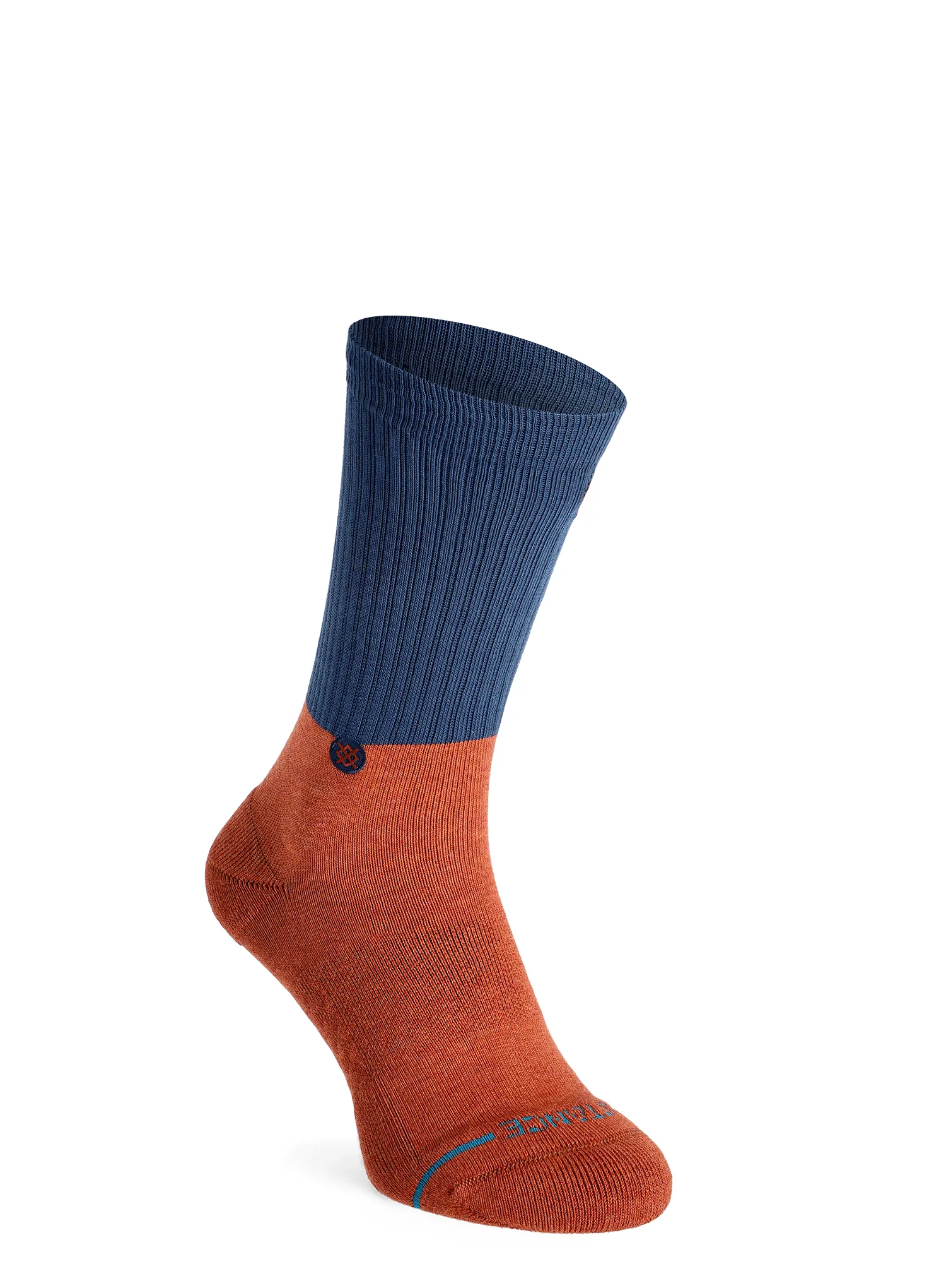 Nogavice Stance Opposites Crew - burnt orange