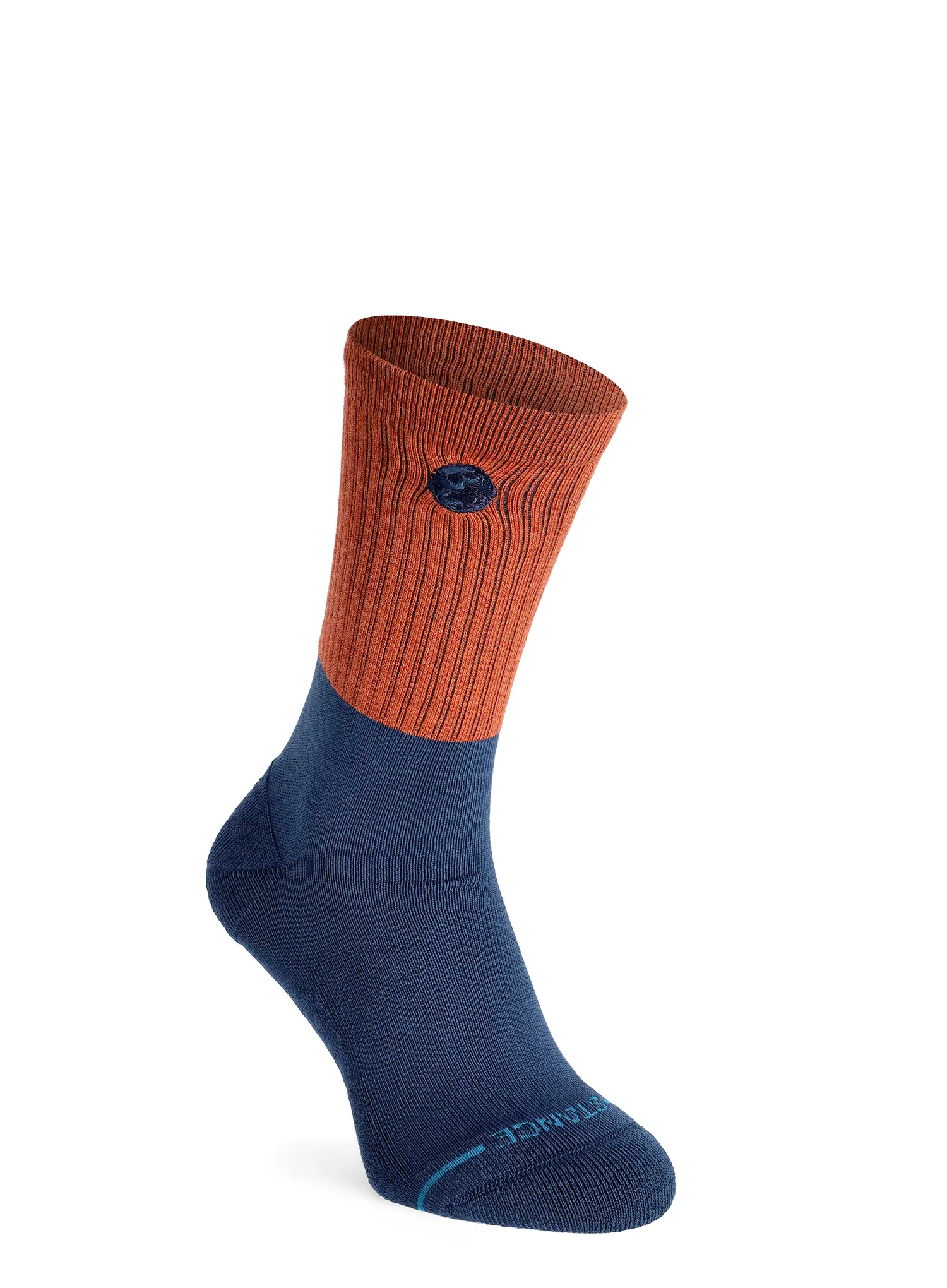 Nogavice Stance Opposites Crew - burnt orange