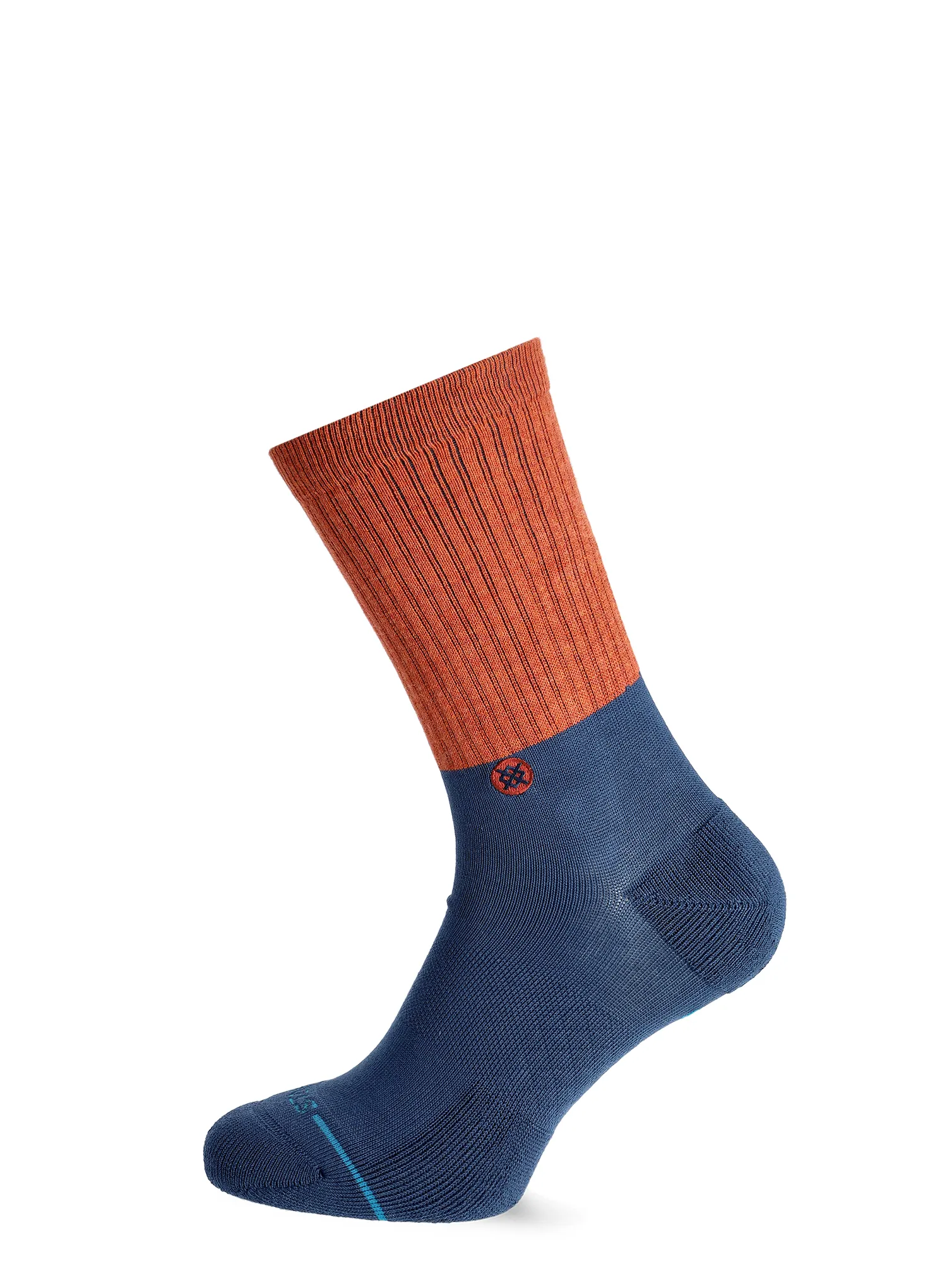 Nogavice Stance Opposites Crew - burnt orange
