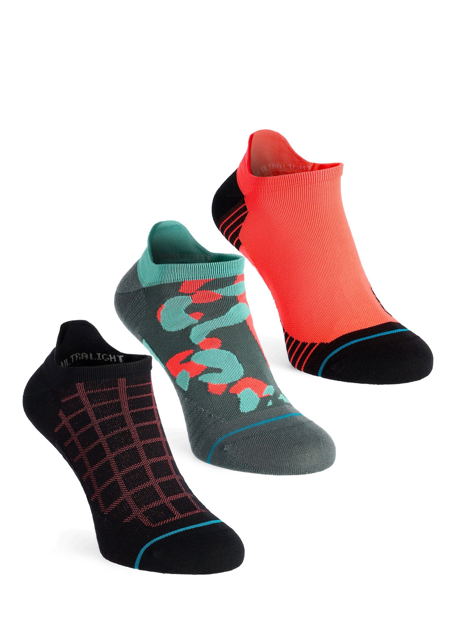 Tekaške nogavice Stance Quantum Tab 3 Pack - multi