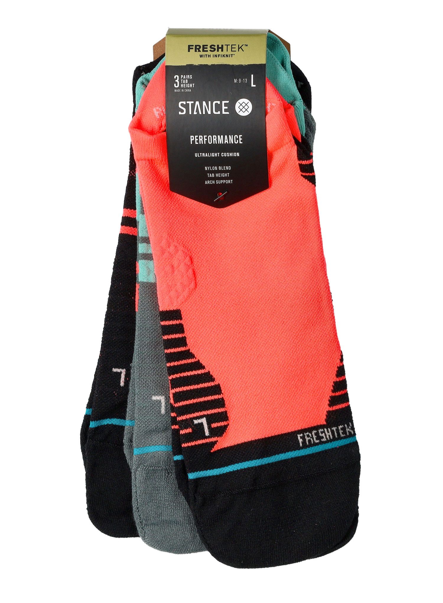 Tekaške nogavice Stance Quantum Tab 3 Pack - multi