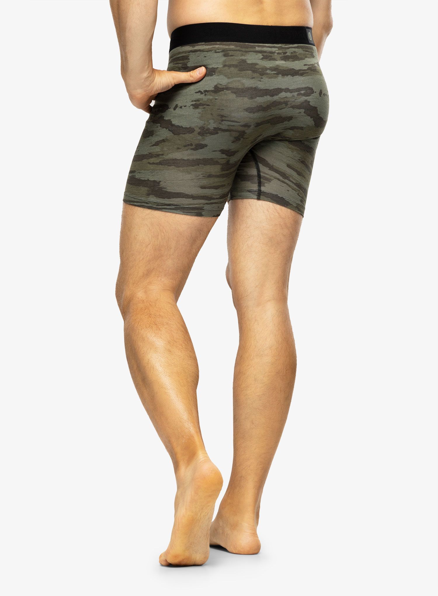 Boksarice Stance Ramp Camo Boxer Brief - armygreen
