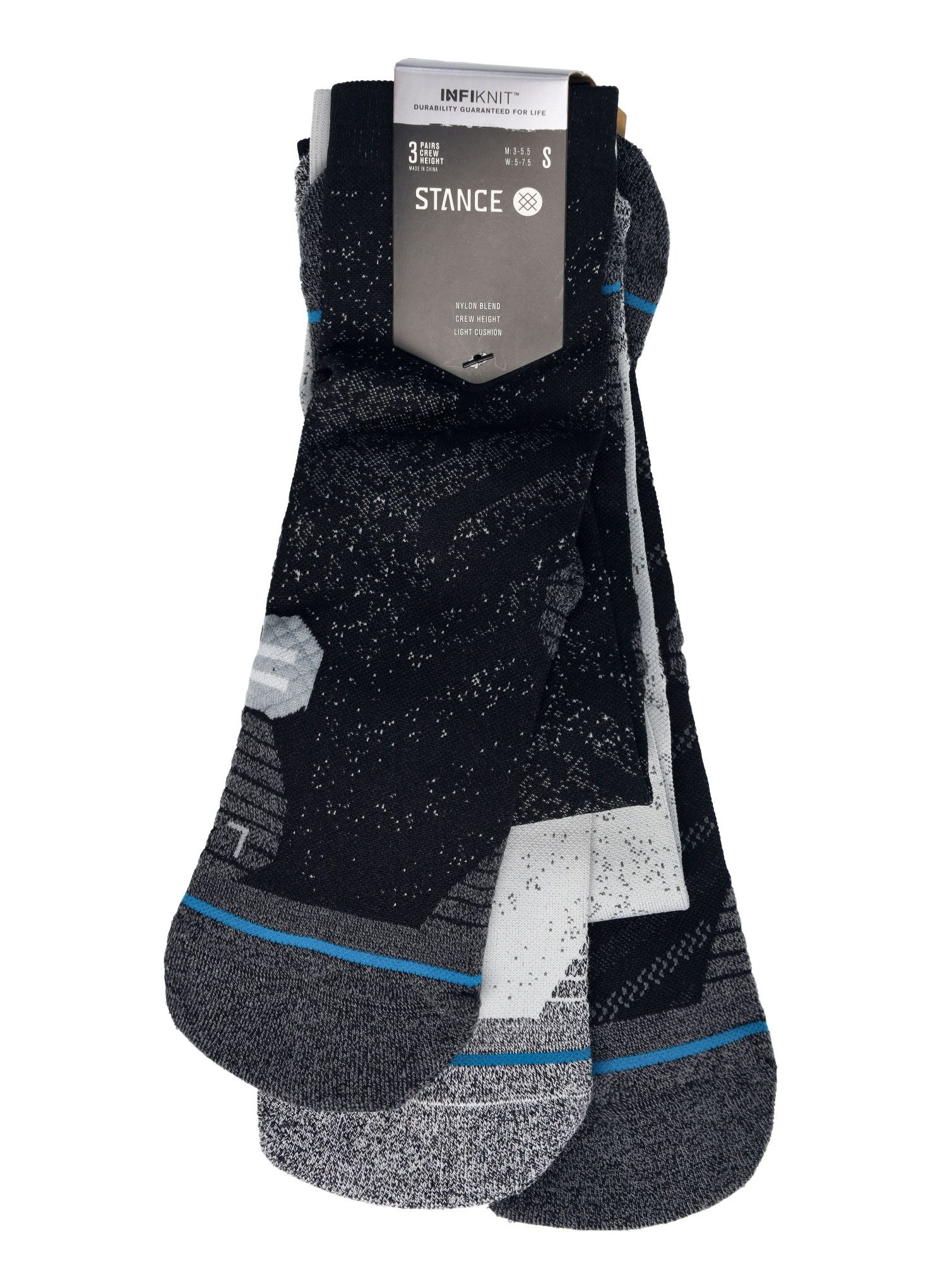 Tekaške nogavice Stance Run Crew ST 3 Pack - multi