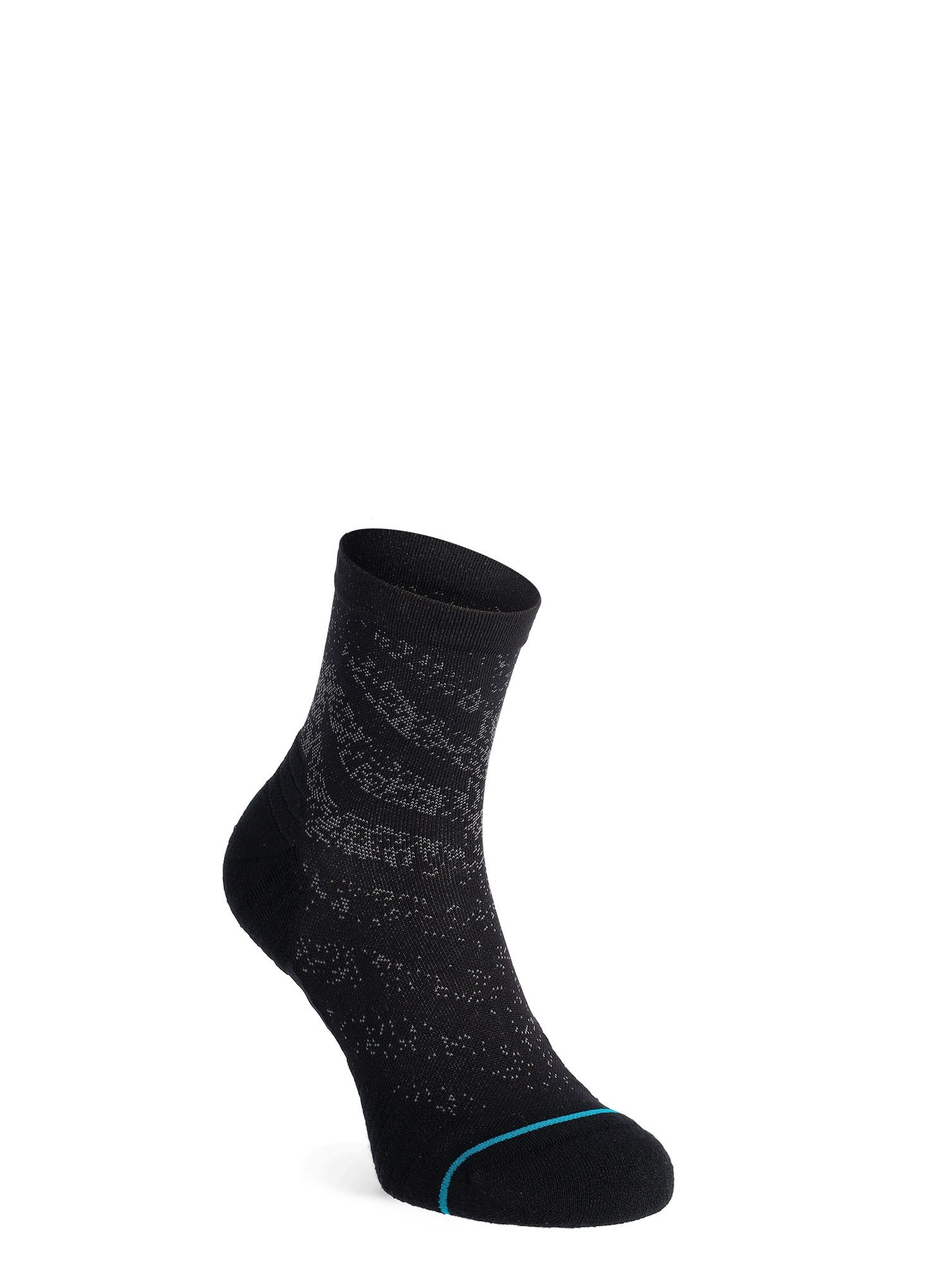 Tekaške nogavice Stance Run Light Quarter - black