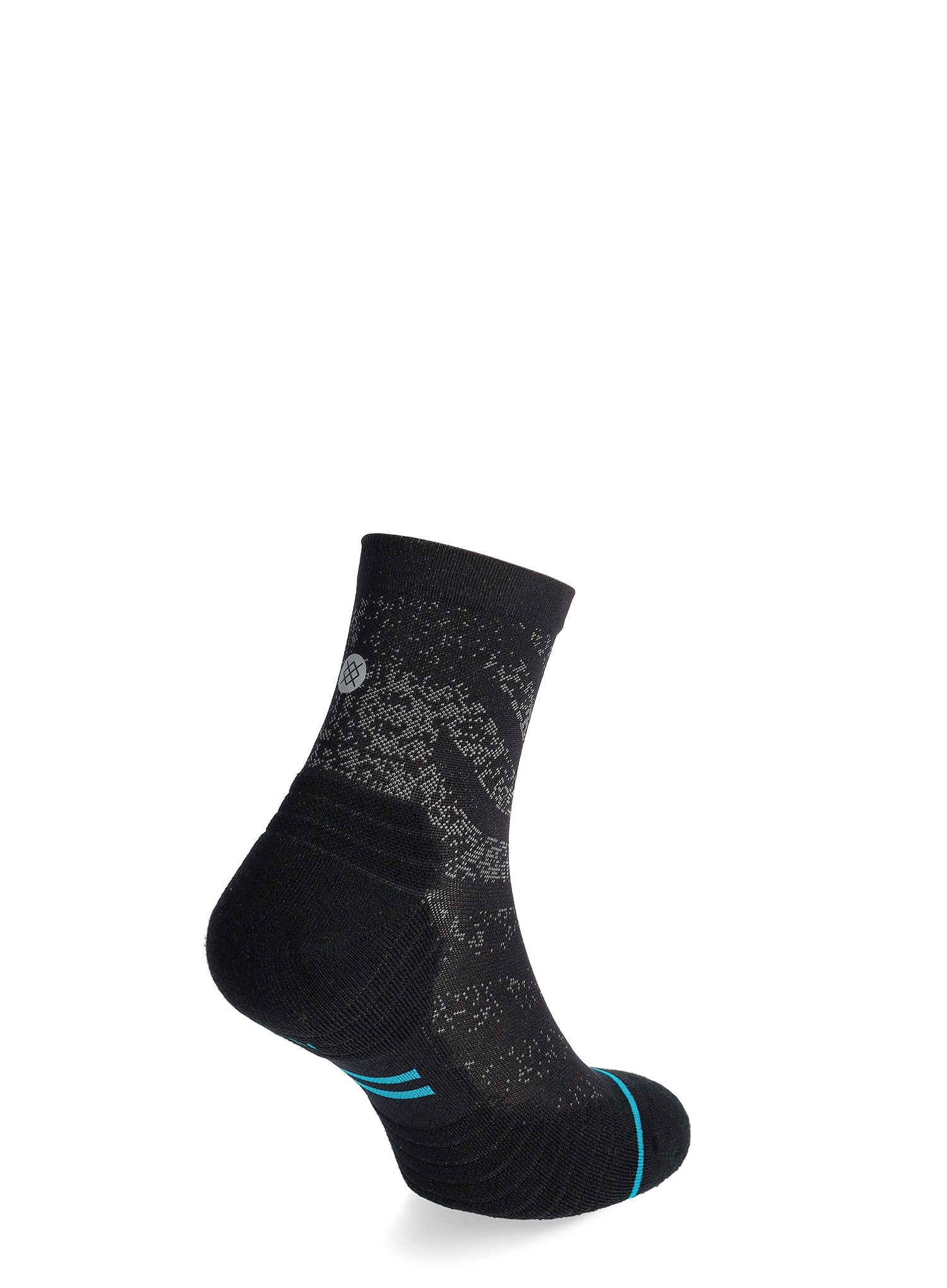 Tekaške nogavice Stance Run Light Quarter - black