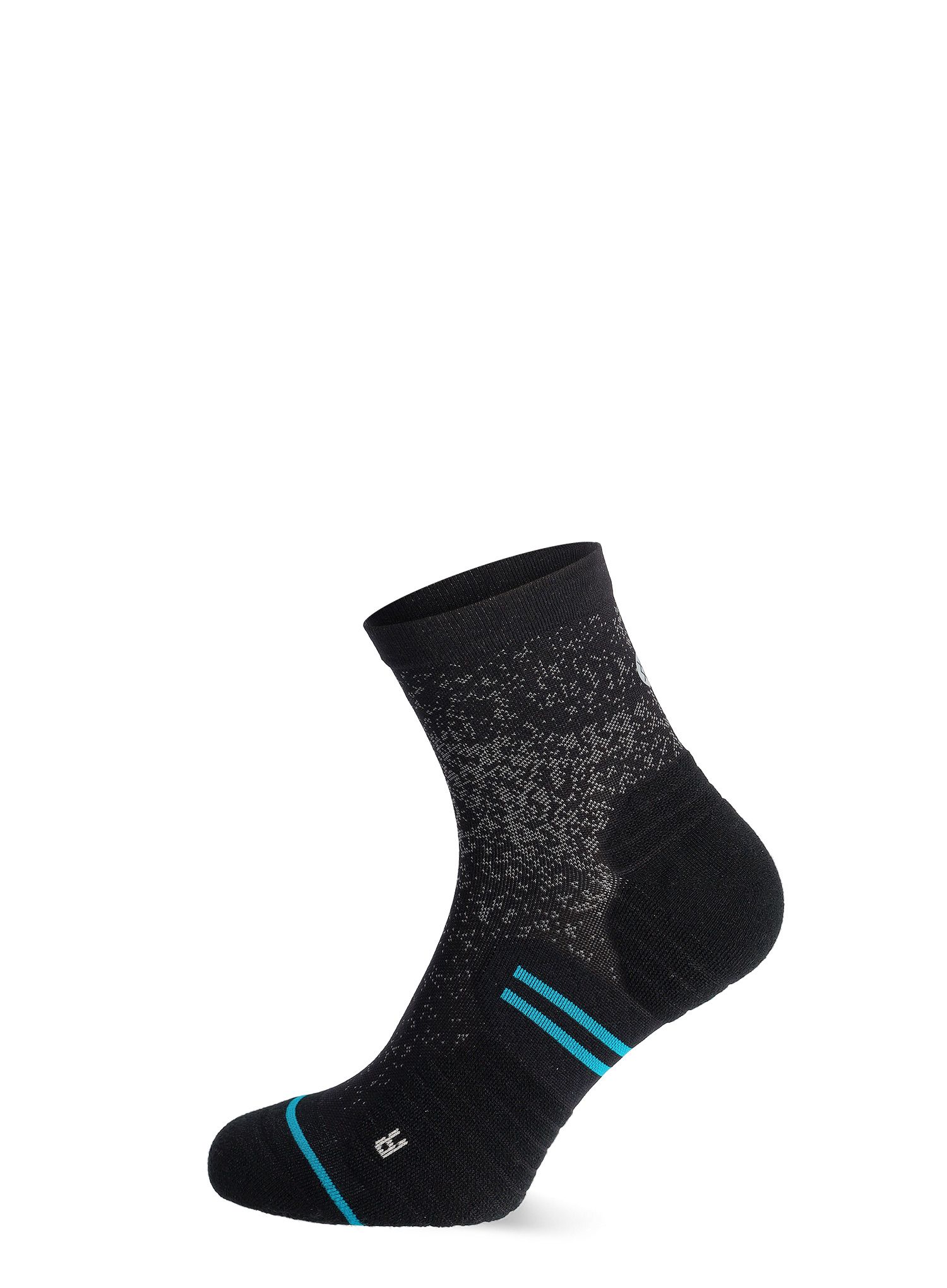 Tekaške nogavice Stance Run Light Quarter - black