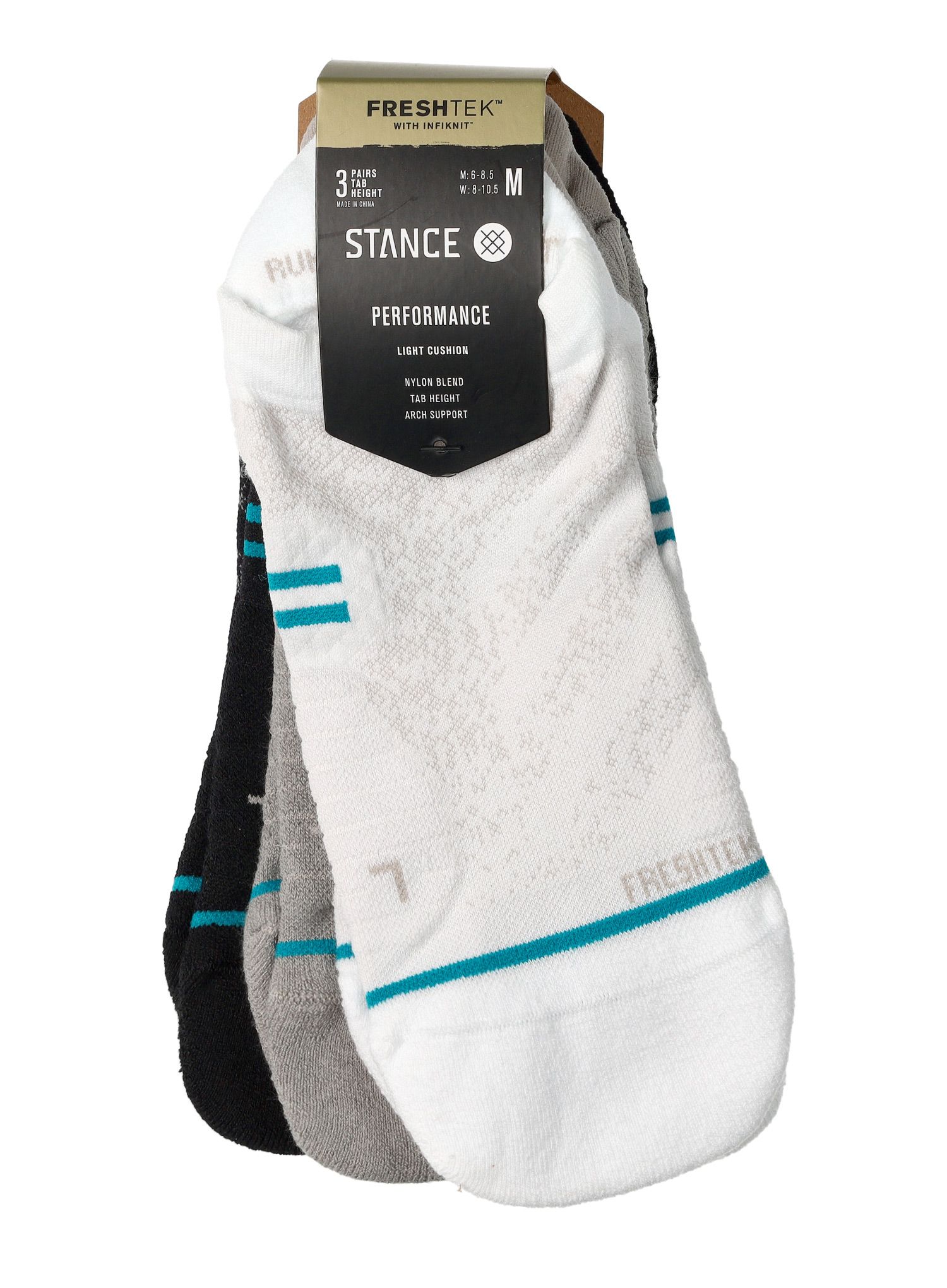 Tekaške nogavice Stance Run Light Tab 3 Pack - multi