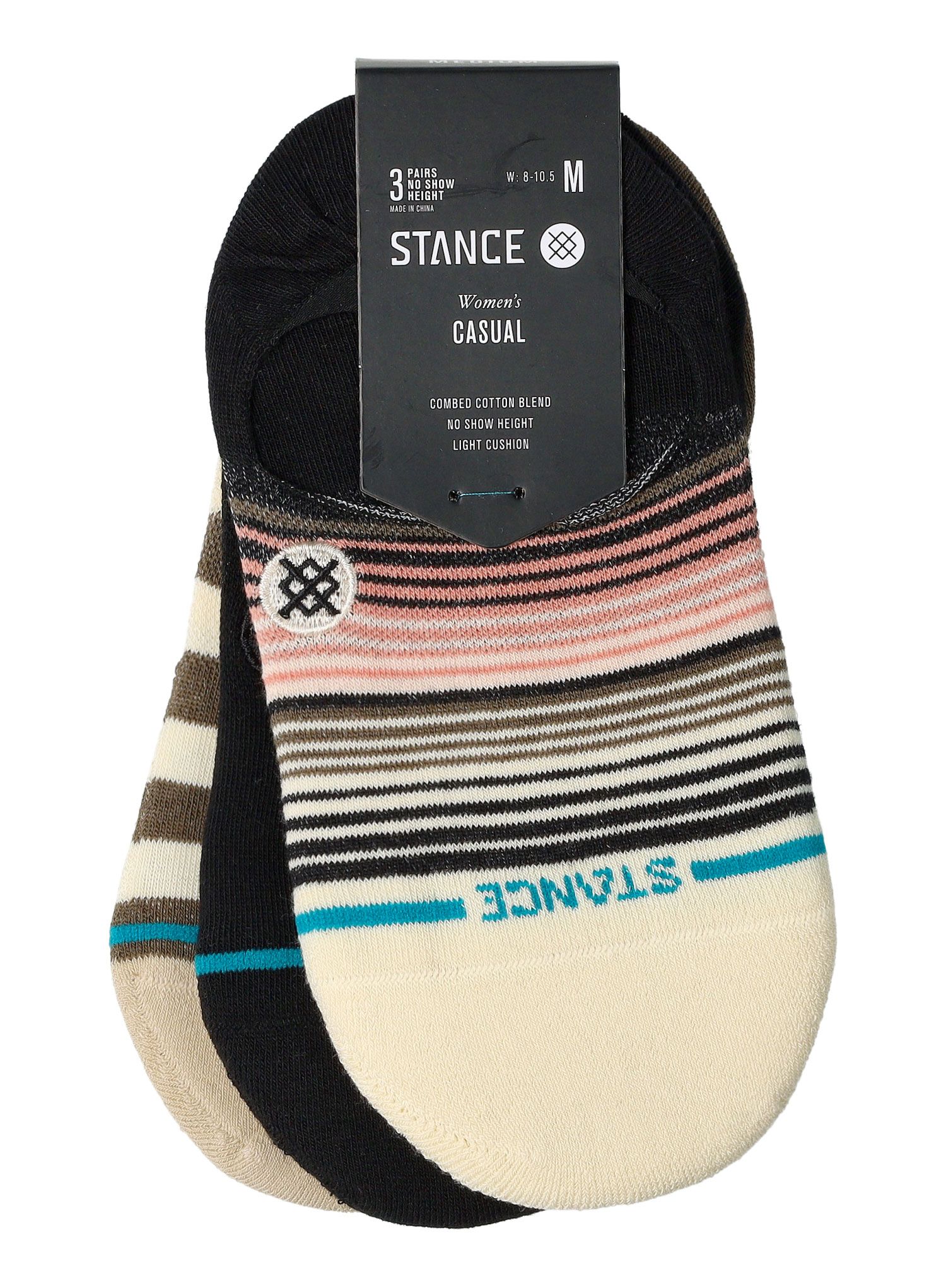 Nogavice Stance Starter 3 Pack - black