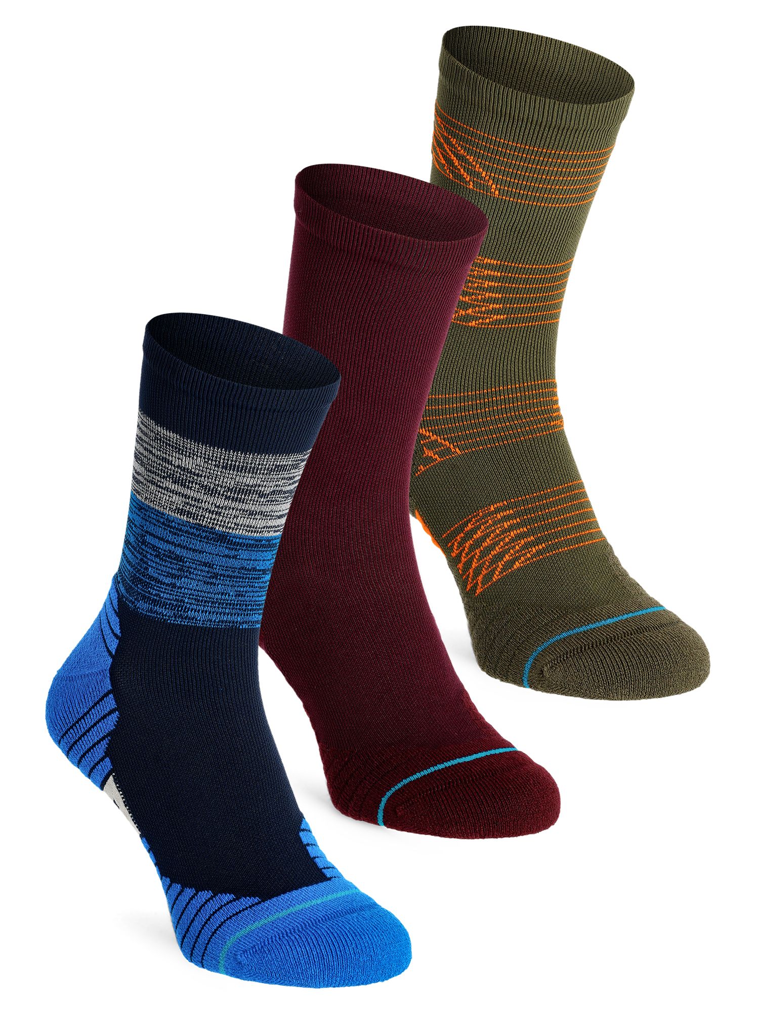 Tekaške nogavice Stance Starting 3 Pack - multi