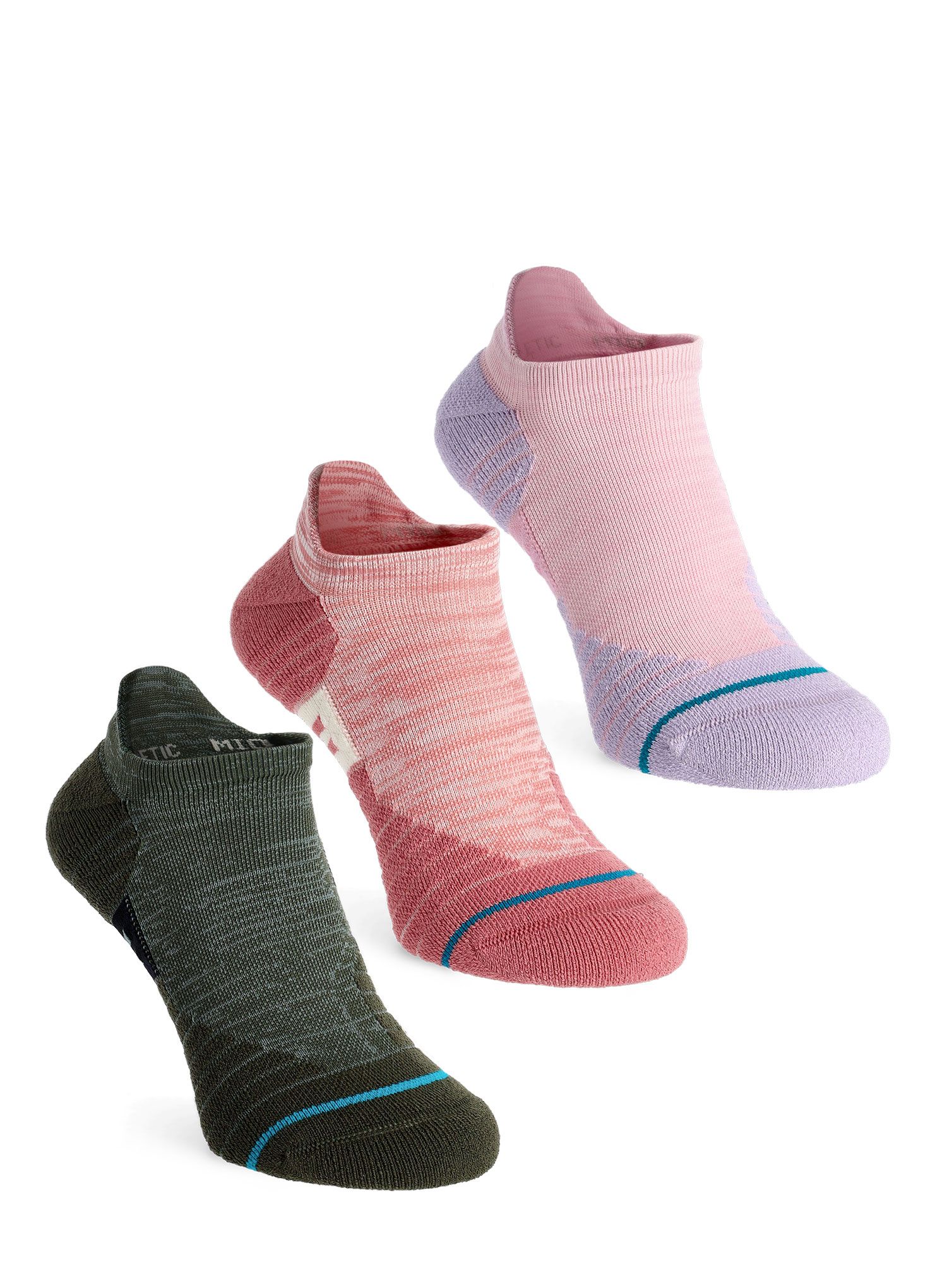 Ženske pohodniške nogavice Stance Twister 3 Pack - lilacice
