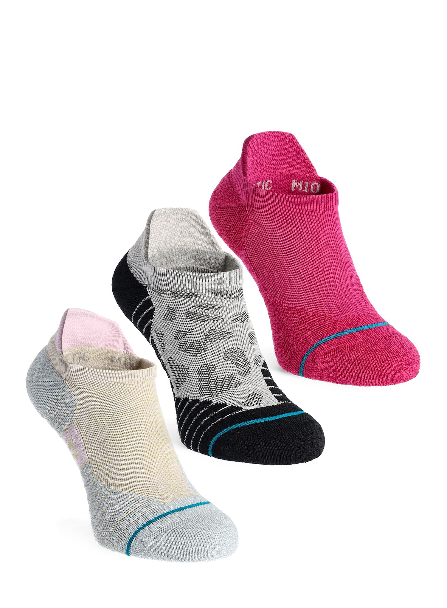 Ženske nogavice Stance Way To Go 3 Pack - magenta