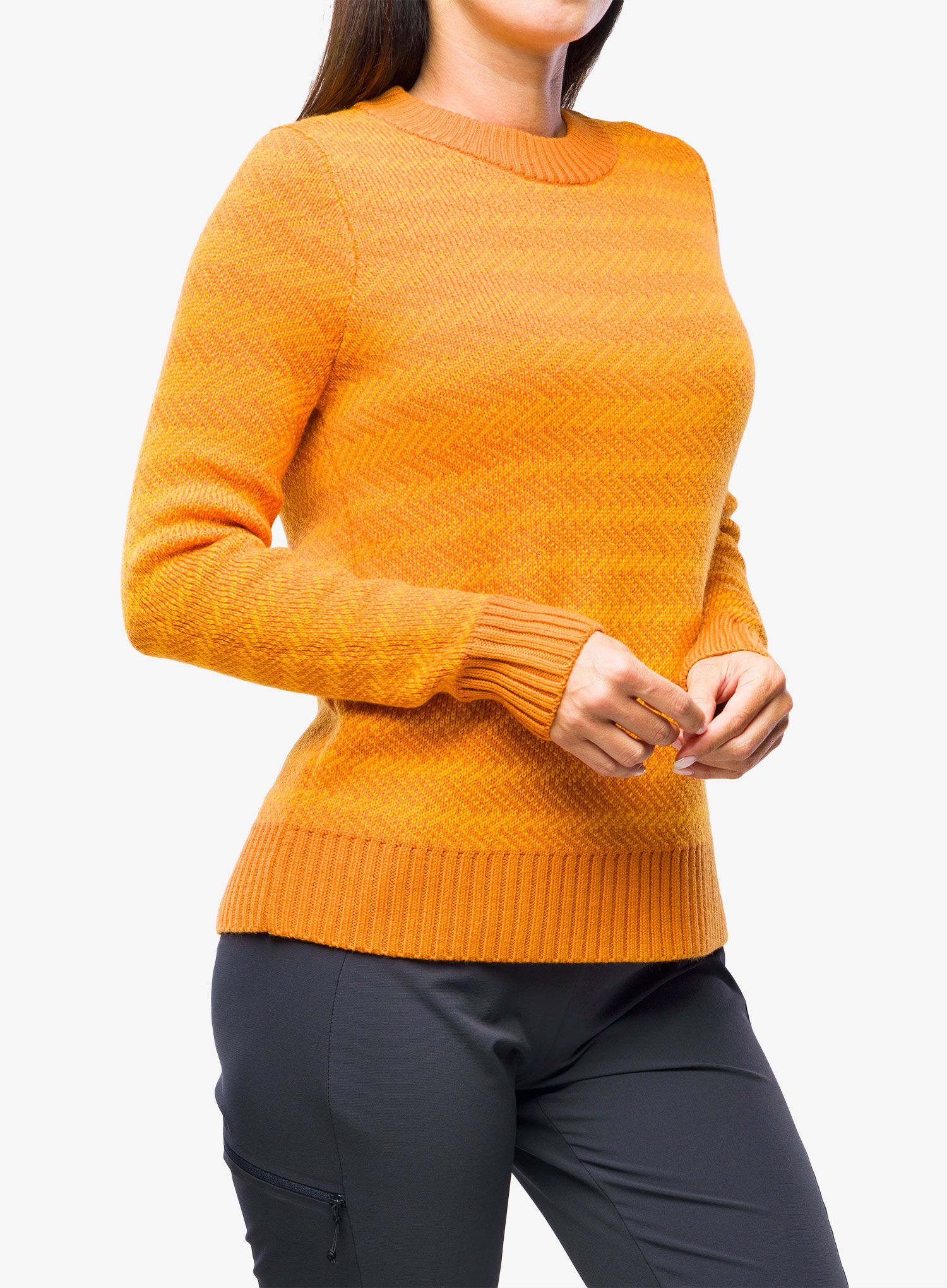 Ženski pulover Icebreaker Waypoint Crewe Sweater - earth/solar