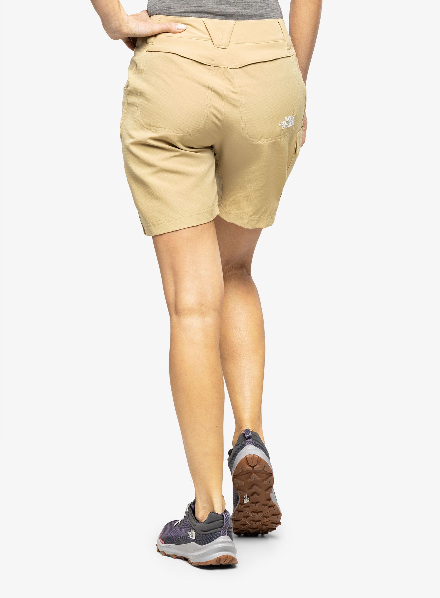 Ženske kratke pohodniške hlače The North Face Horizon Short - khaki stone