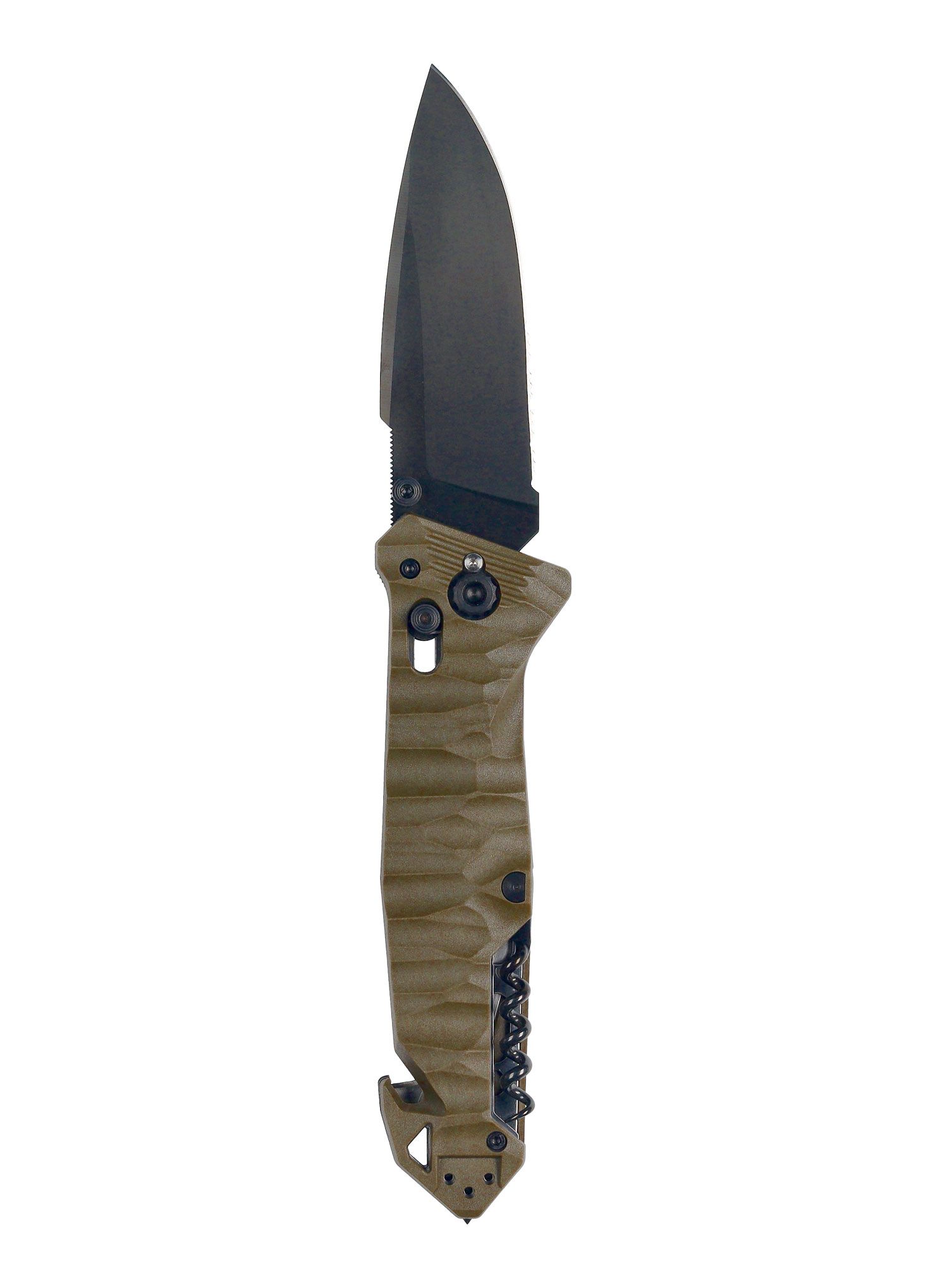 Žepni nož TB Outdoor CAC Serration Manche Toxifie - khaki