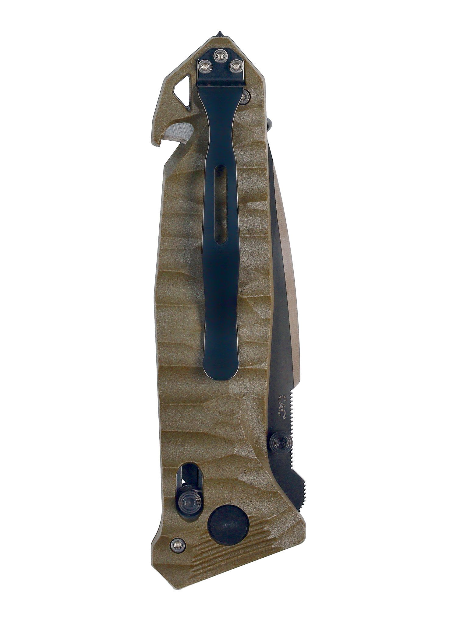 Žepni nož TB Outdoor CAC Serration Manche Toxifie - khaki