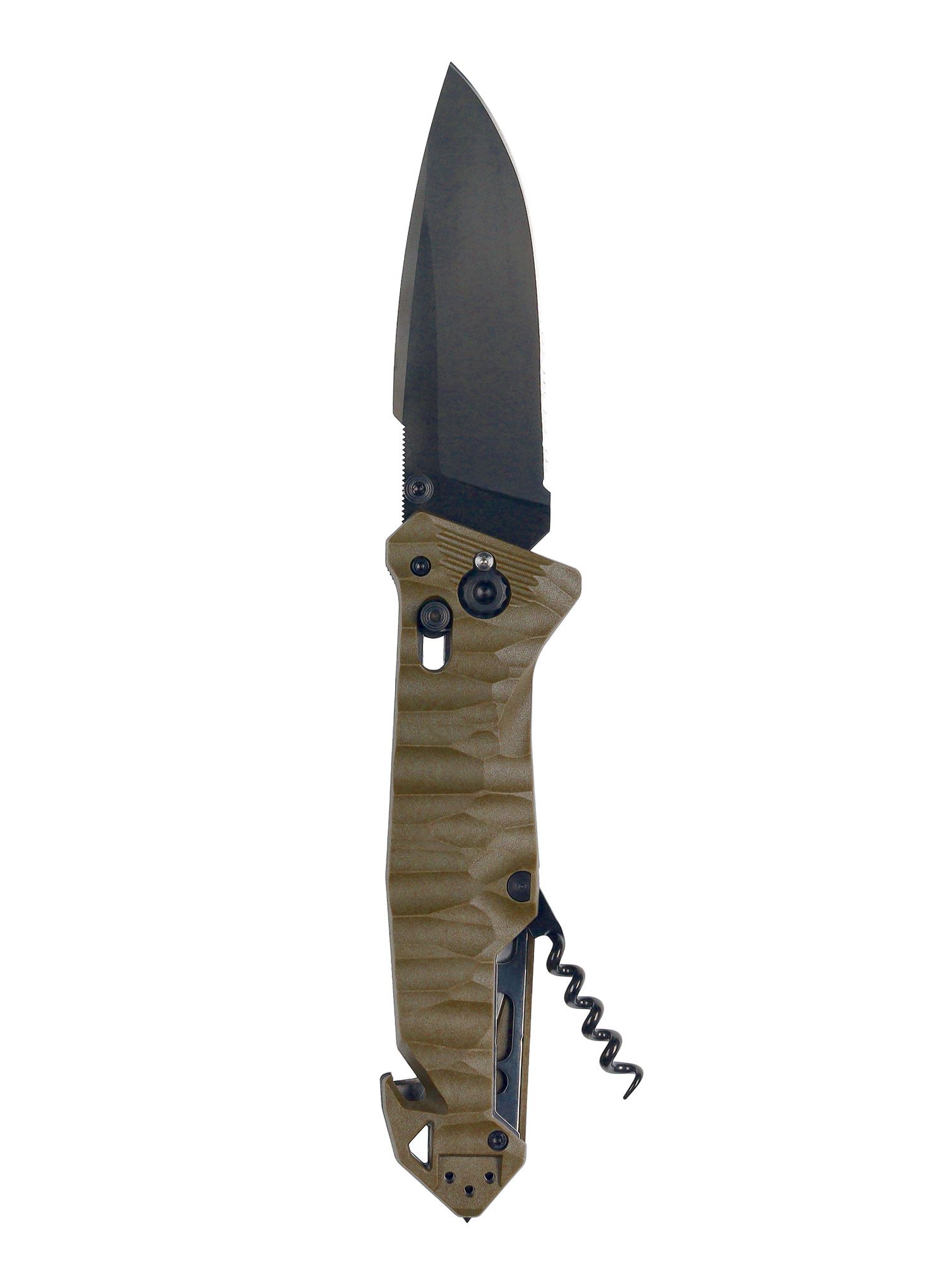 Žepni nož TB Outdoor CAC Serration Manche Toxifie - khaki