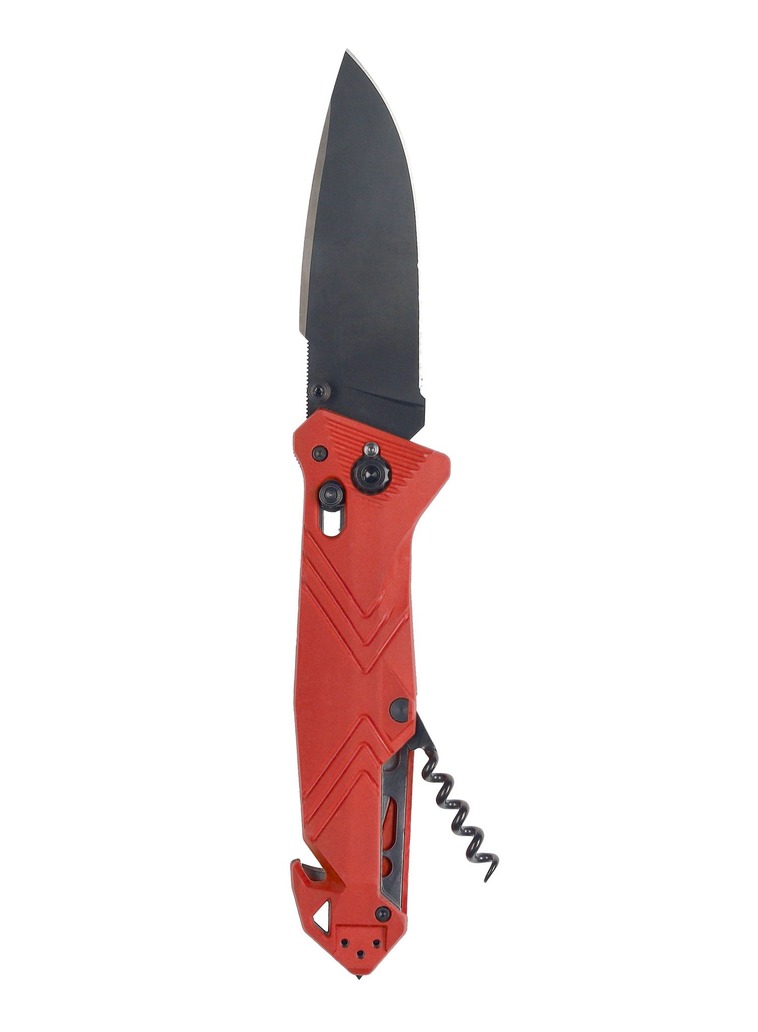 Zložljiv nož TB Outdoor CAC Serration - red