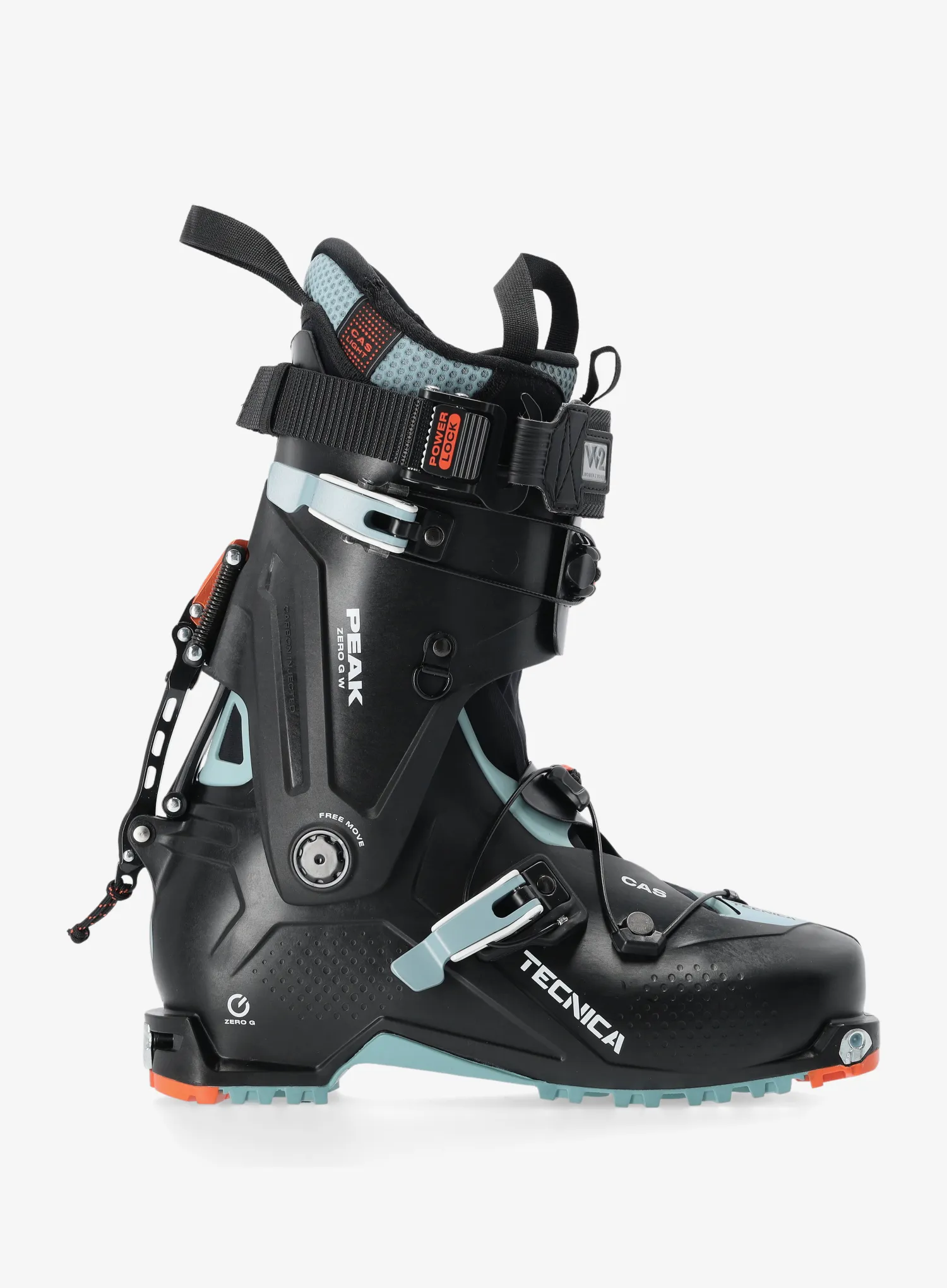 Ženski čevlji za turno smučanje TECNICA Zero G Peak - black/lichen blue
