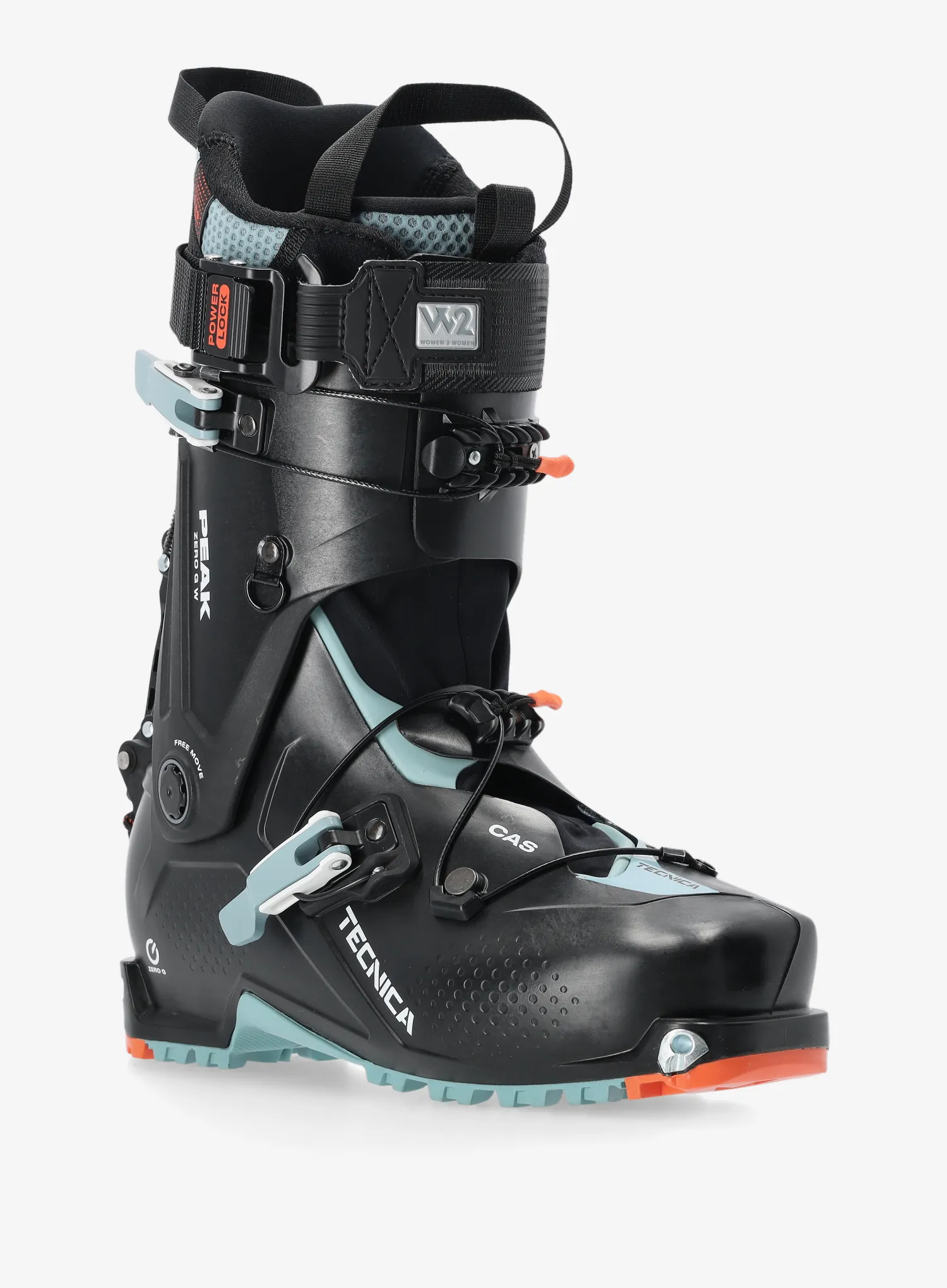 Ženski čevlji za turno smučanje TECNICA Zero G Peak - black/lichen blue