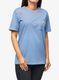 Ženska bombažna majica Carhartt Workwear Pocket S/S T-Shirt - skystone
