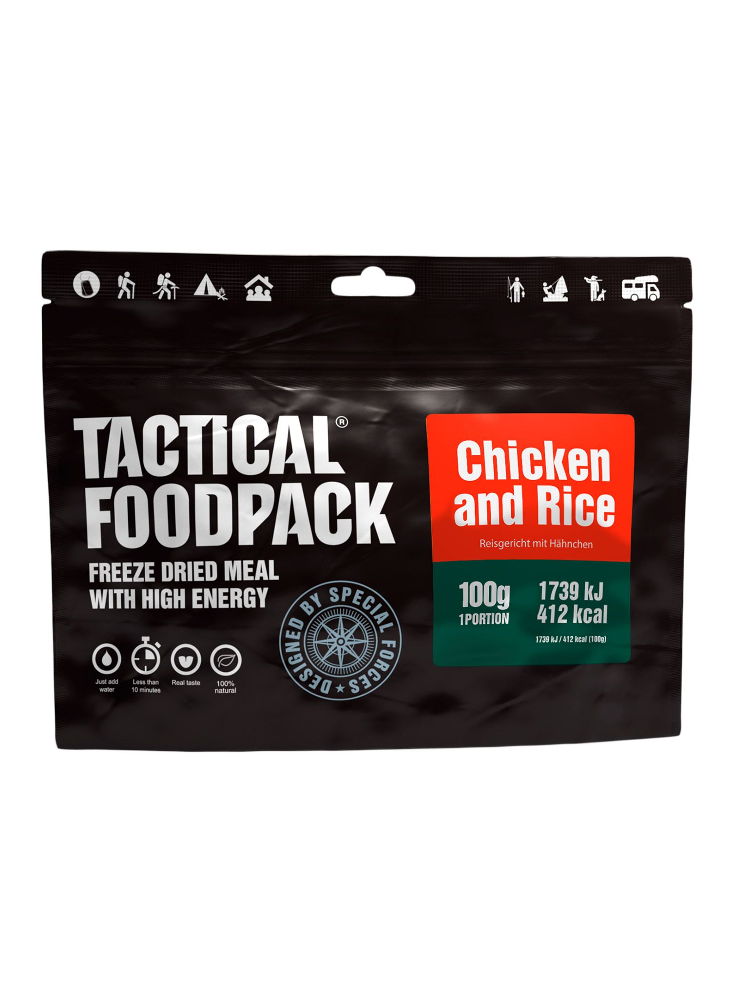 Liofilizat Tactical Foodpack Piščanec z rižem 400 g