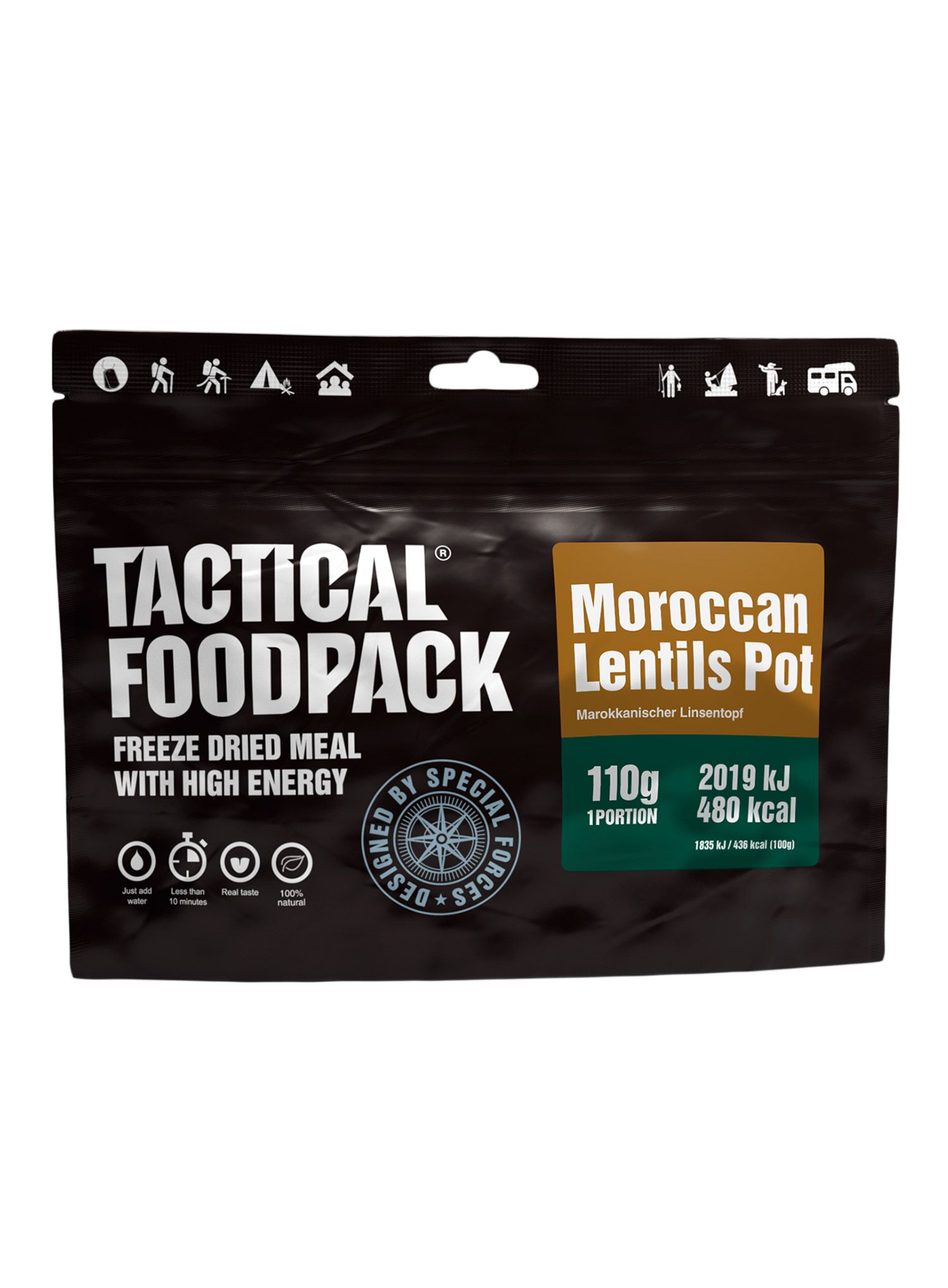 Liofilizat Tactical Foodpack Maroška jed z lečo 410 g