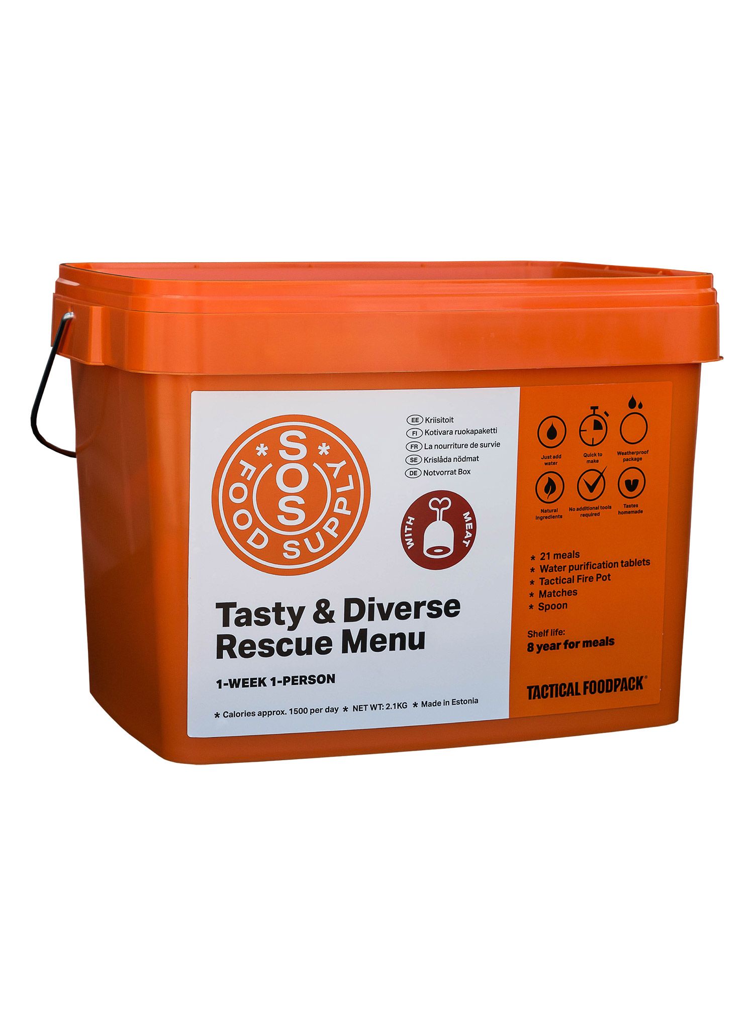 Komplet Tactical FoodPack SOS with Meat