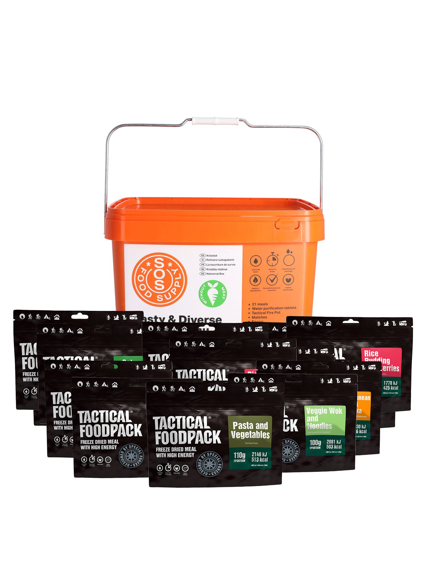 Komplet Tactical FoodPack SOS without Meat
