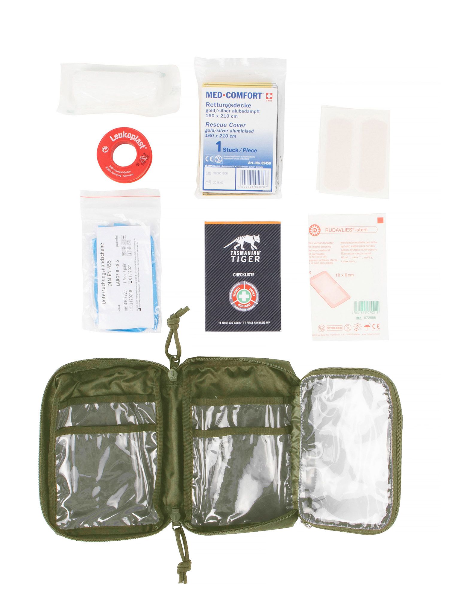 Komplet prve pomoči Tasmanian Tiger First Aid Basic - olive