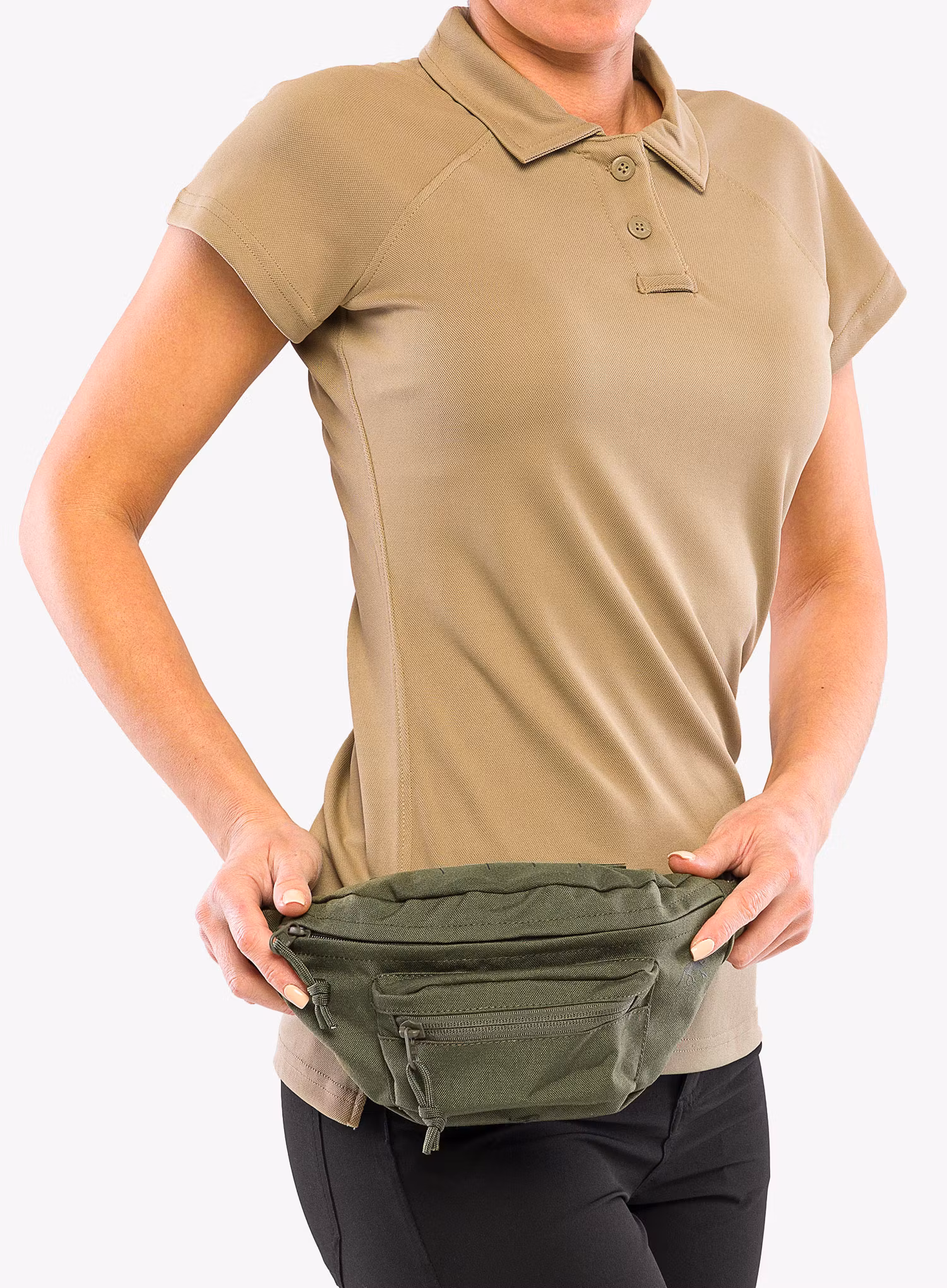 Torbica za okoli pasu Tasmanian Tiger Modular Hip Bag - olive