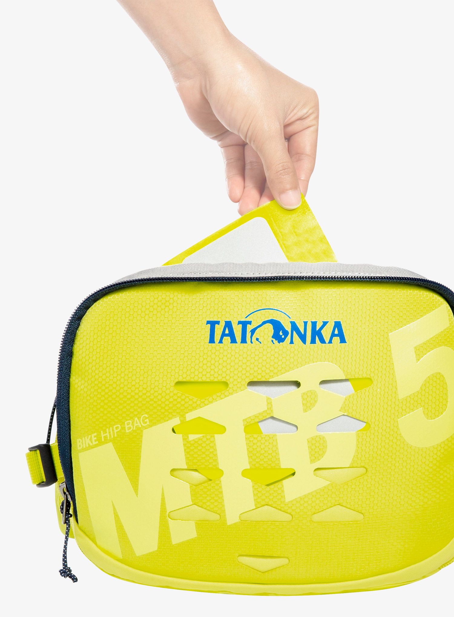 Kolesarska torbica za okoli pasu Tatonka Bike Hip Bag MTB 5 - lime