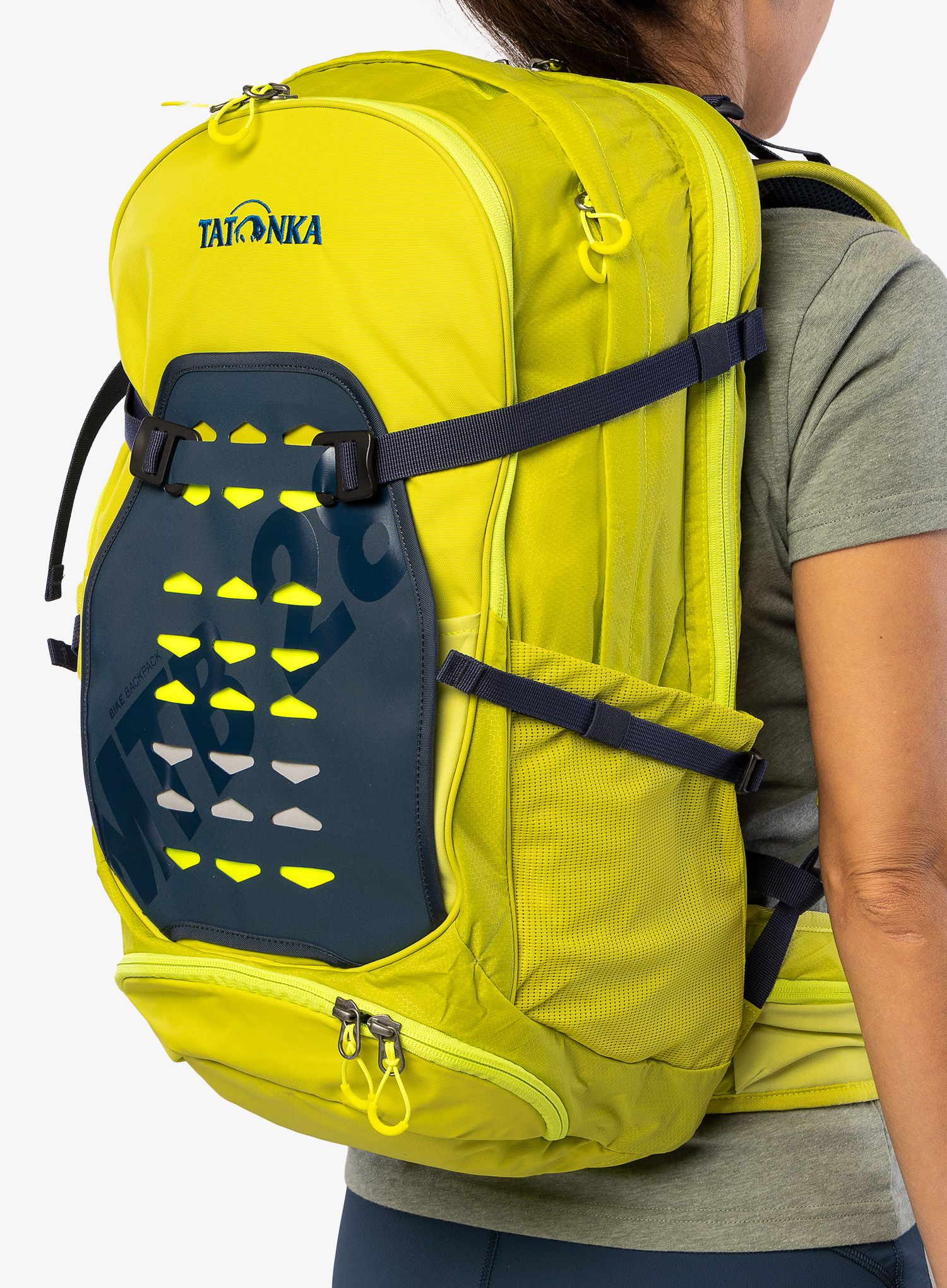 Kolesarski nahrbtnik Tatonka Bike Backpack MTB 28 - lime