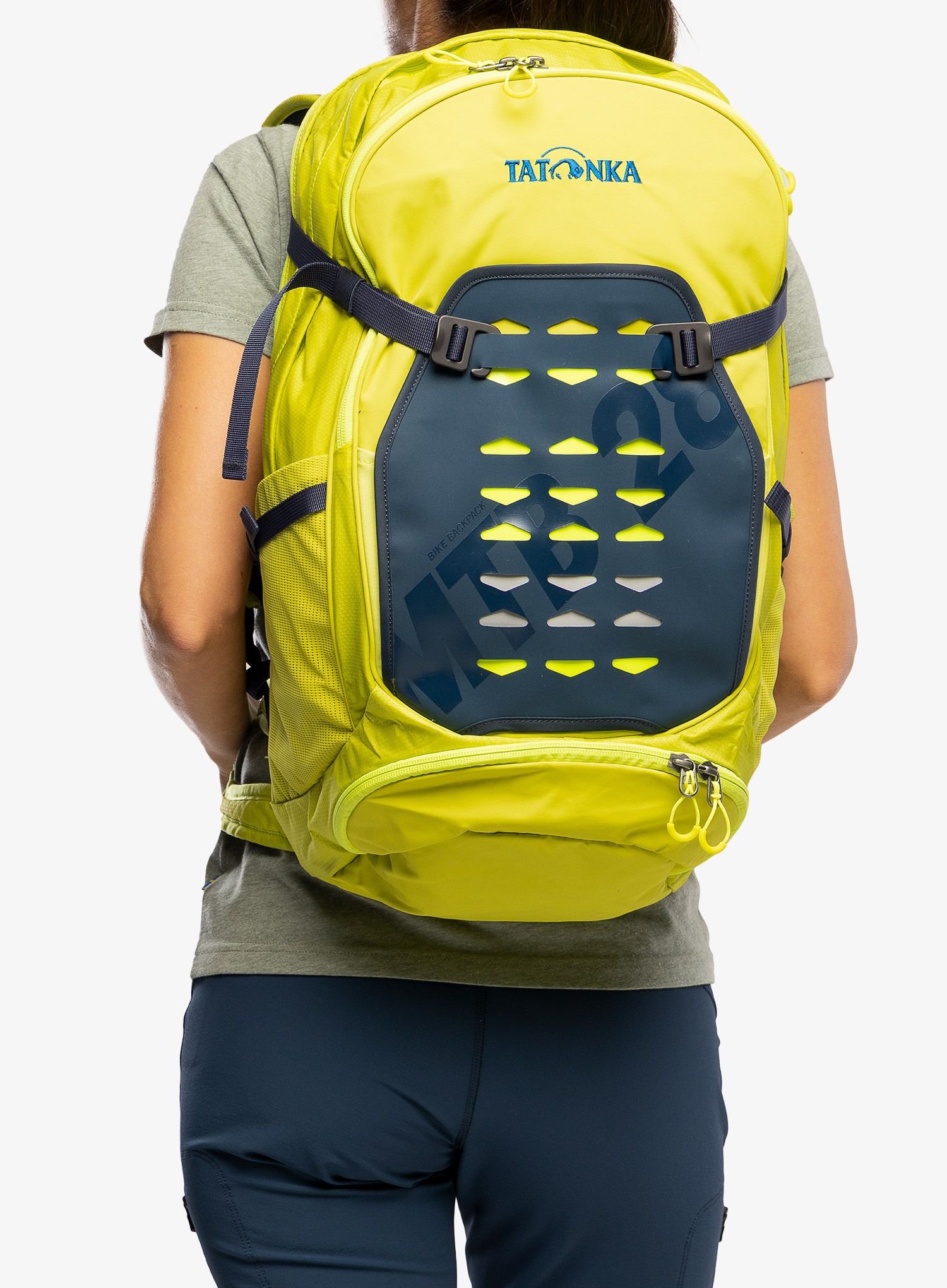 Kolesarski nahrbtnik Tatonka Bike Backpack MTB 28 - lime