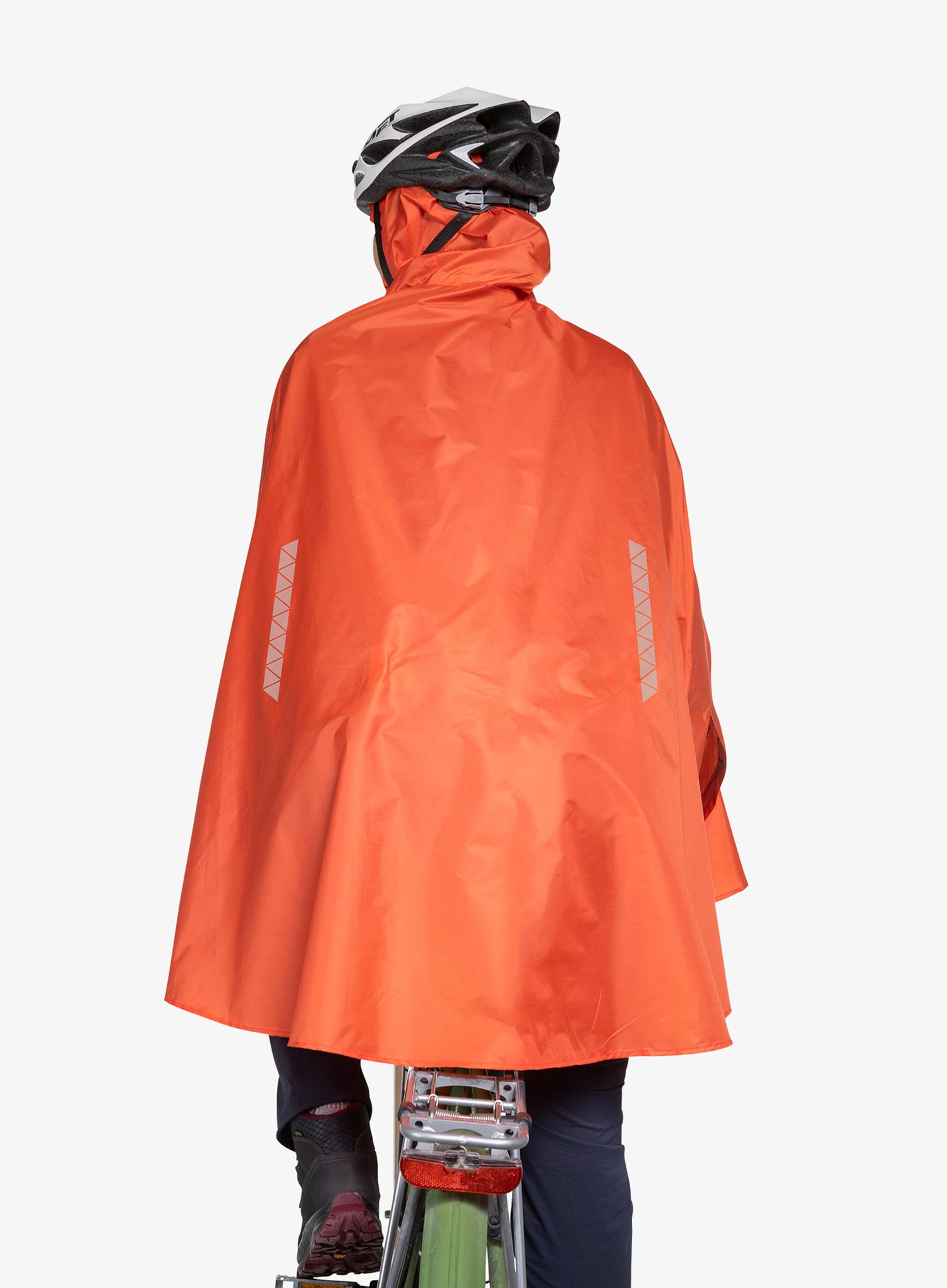 Dežni pončo Tatonka Bike Poncho - red orange