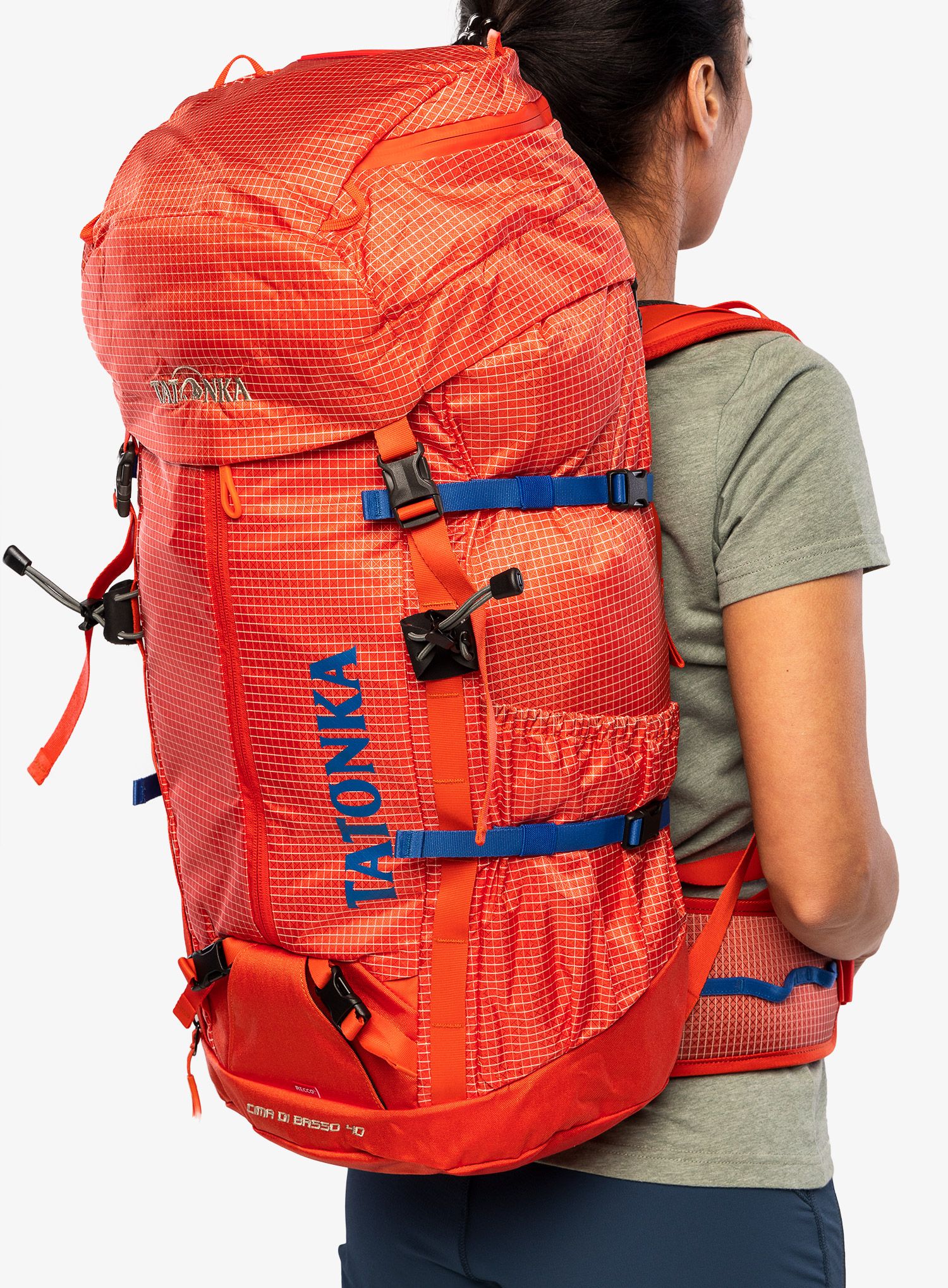 Gorski nahrbtnik Tatonka Cima Di Basso 40 Recco - red orange