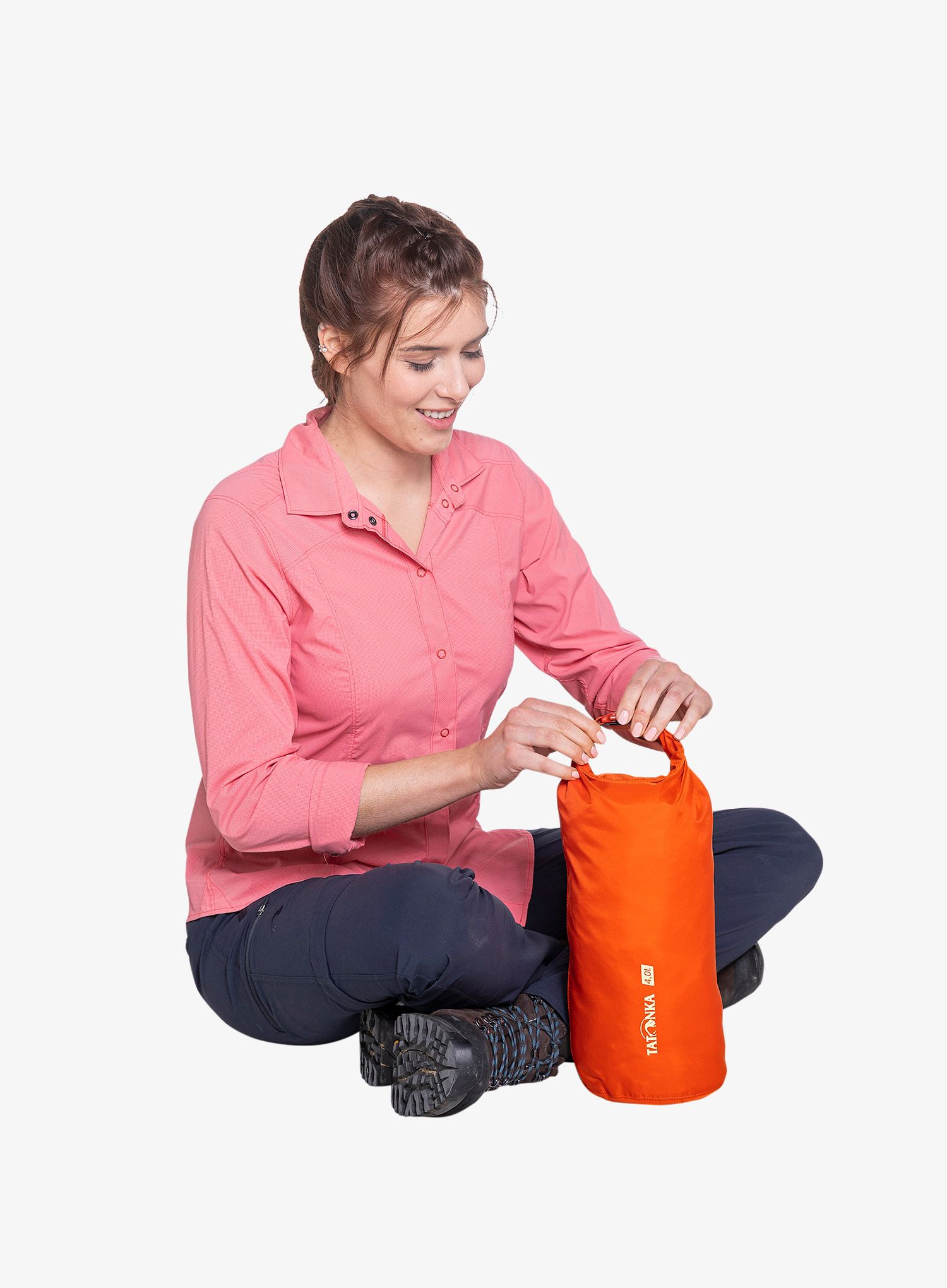 Nepremočljiva vreča Tatonka Dry Sack 4L - red orange