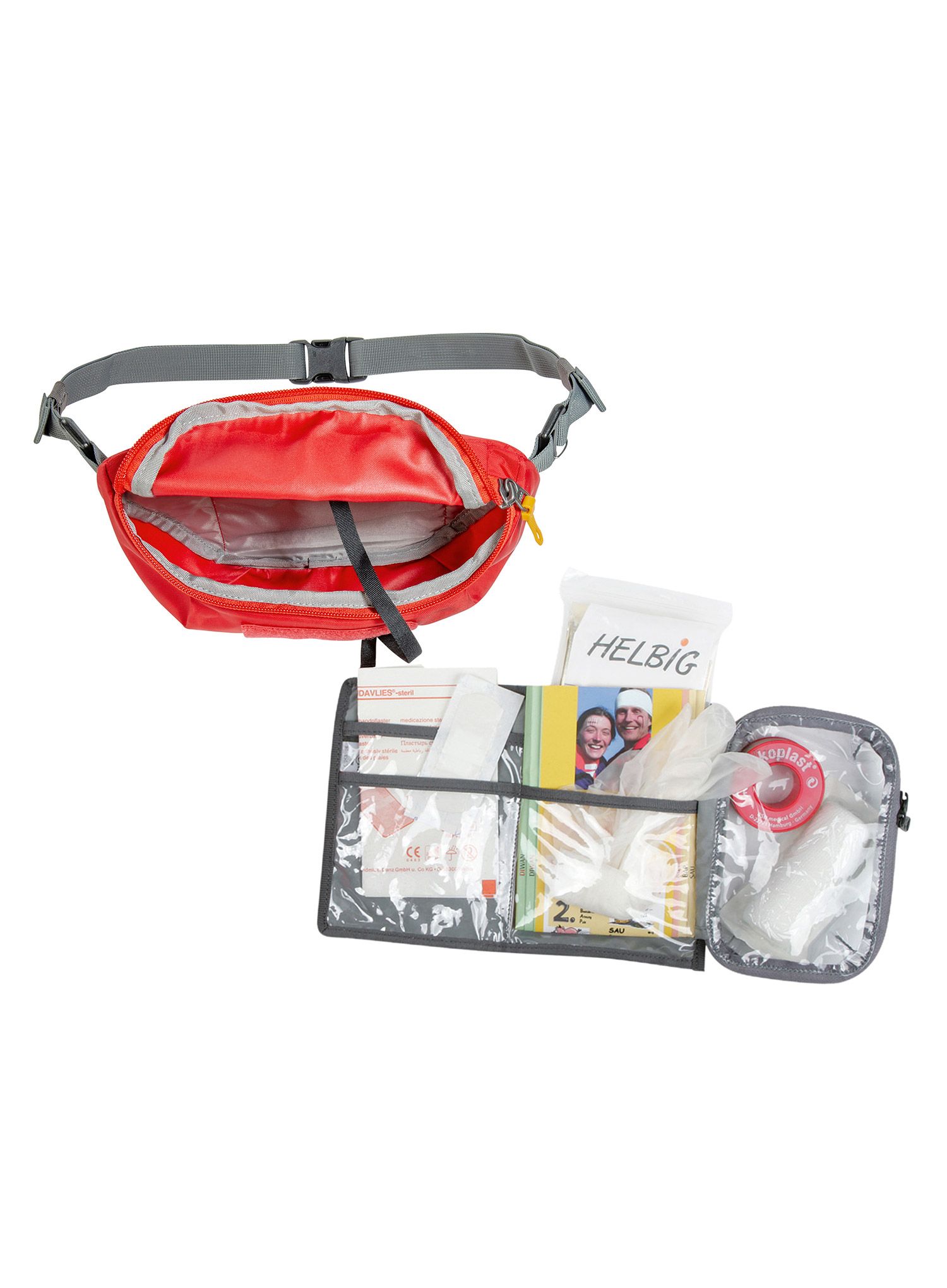 Komplet prve pomoči Tatonka First Aid Basic Hip Belt Pouch - red                 