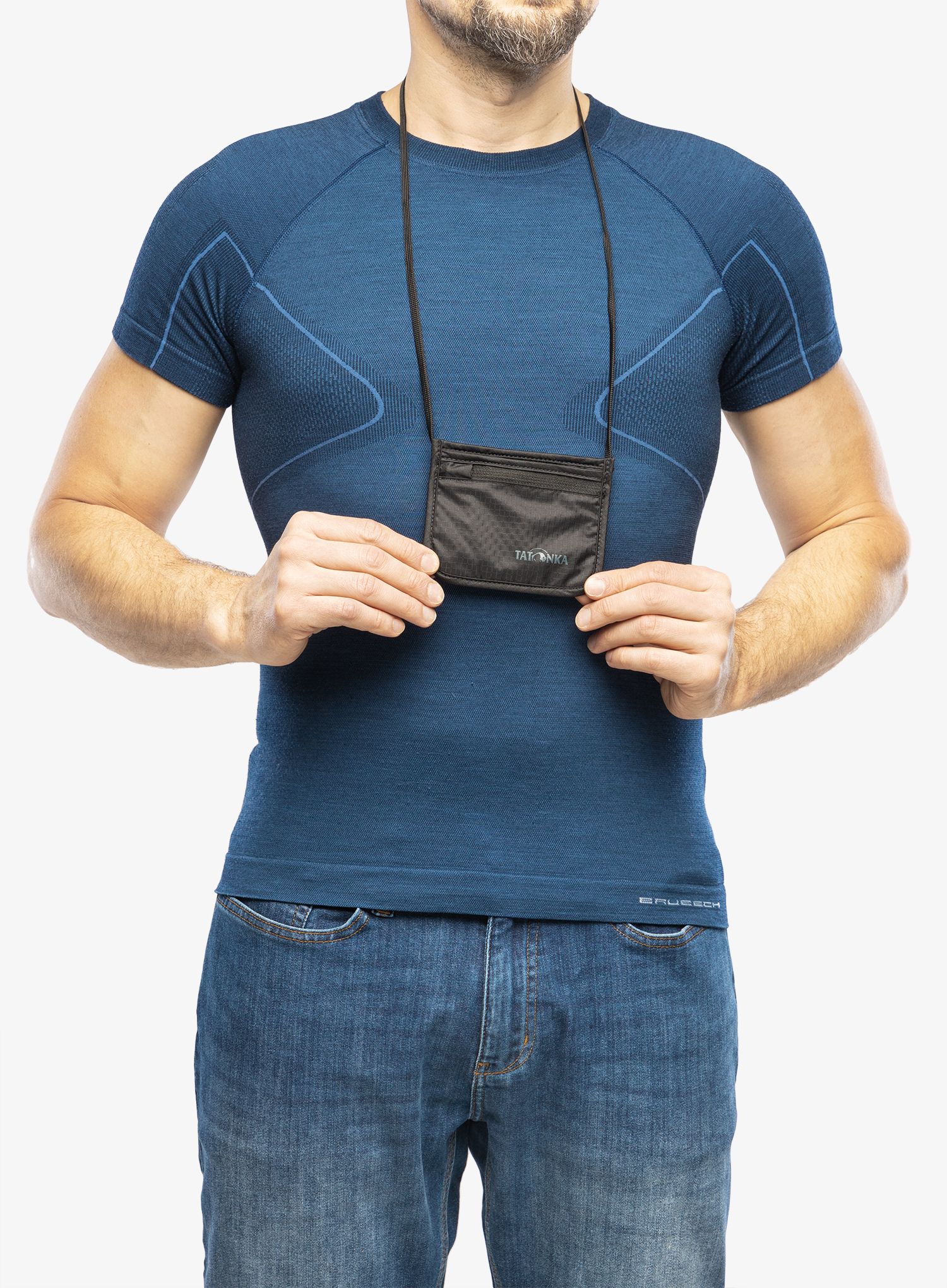 Torbica za čez ramo Tatonka Skin ID Pocket - black
