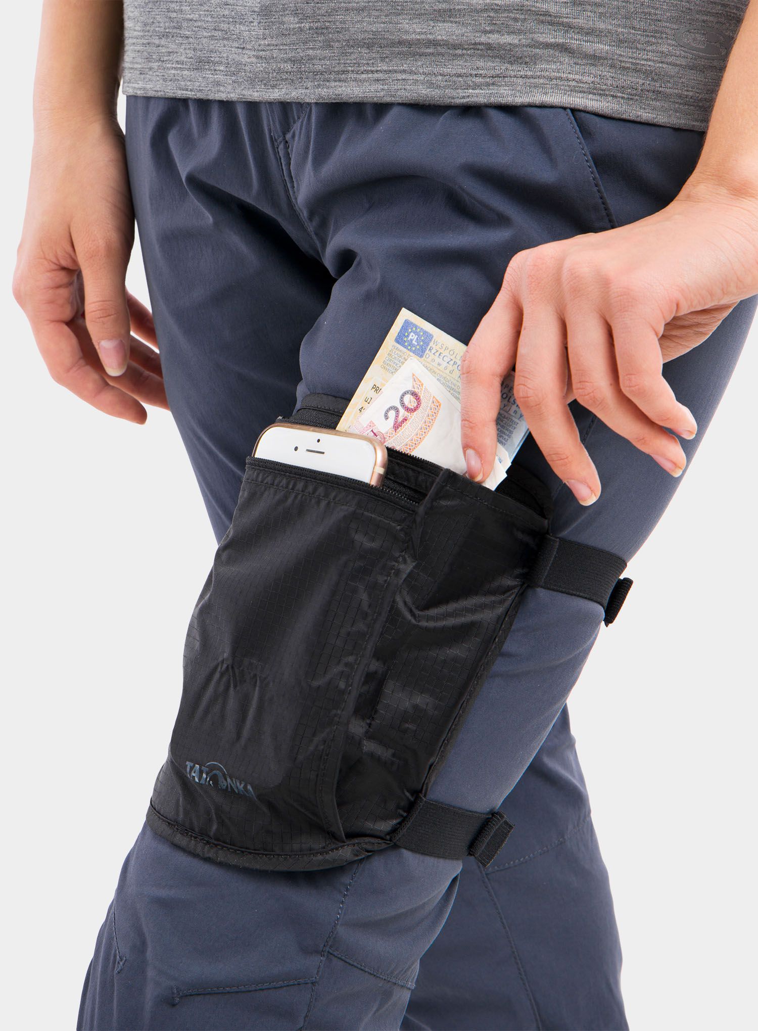 Torbica za čez ramo Tatonka Skin Secret Pocket - black