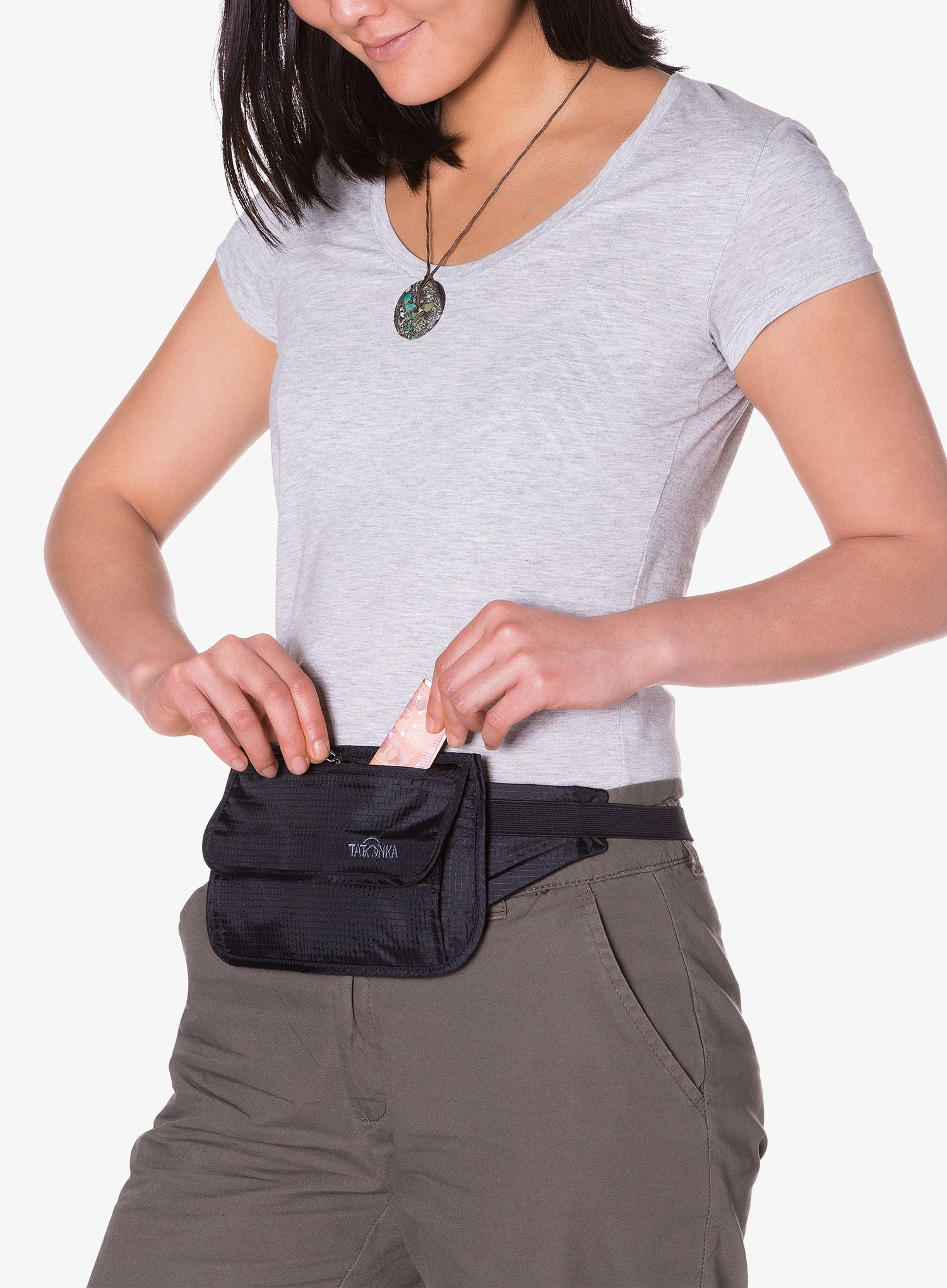 Torbica za okoli pasu Tatonka Skin Waist Pouch - black